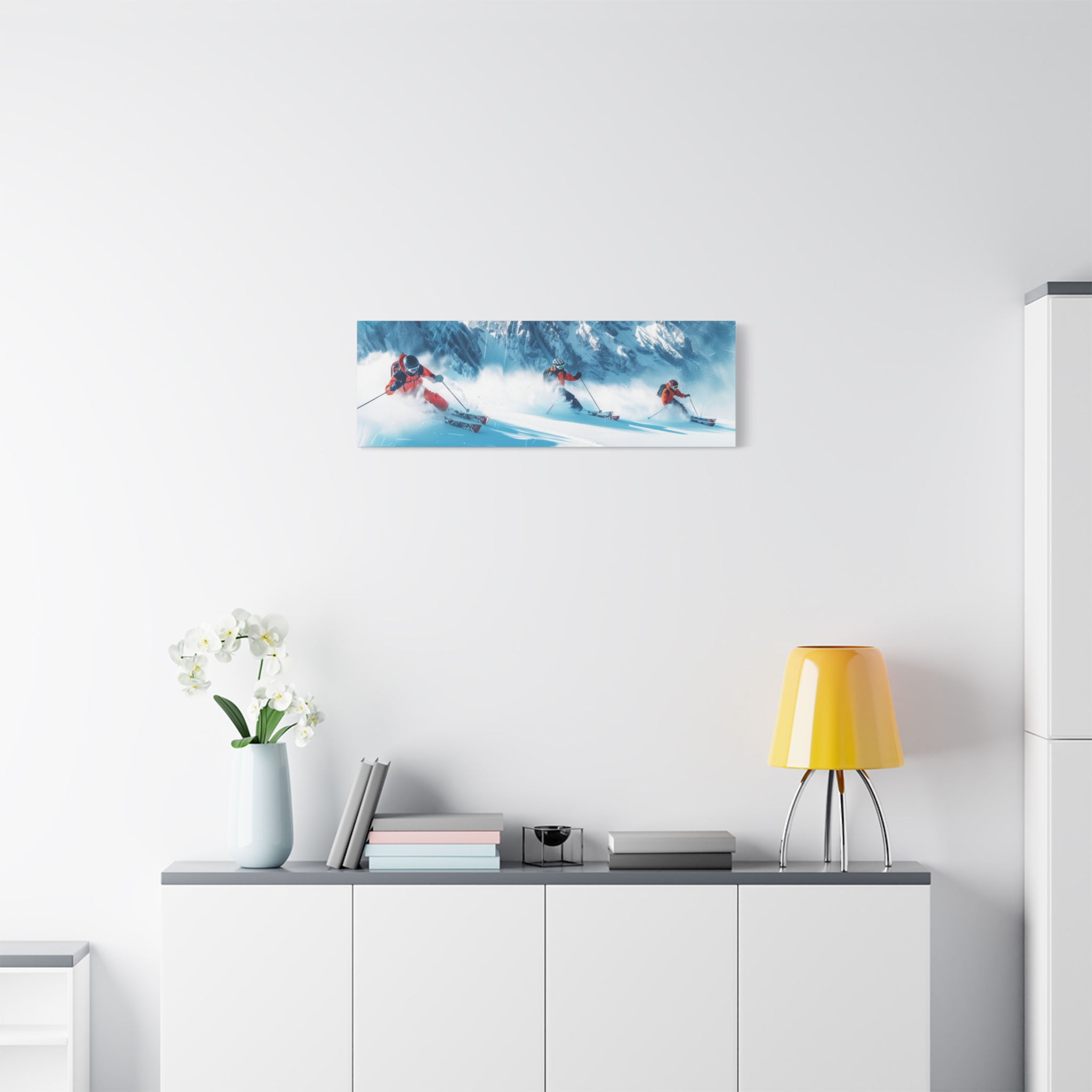 Off Piste 2 - Stretched Canvas - Long - Image 3