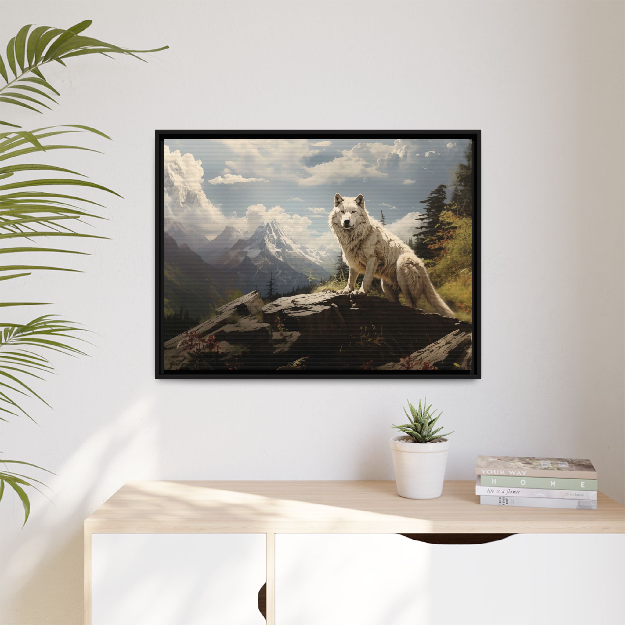 Wolf Mountain - Grass - Custom Frame - Image 15