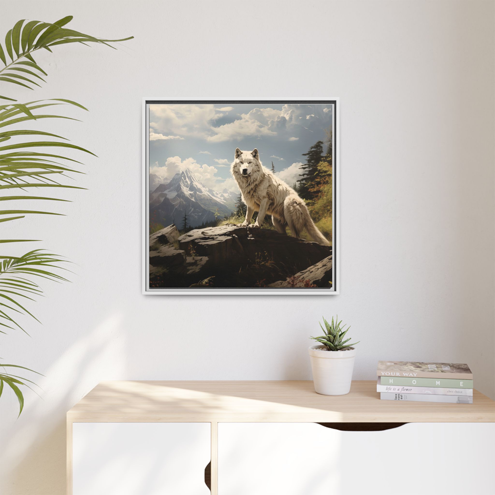 Wolf Mountain - Grass - Custom Frame - Image 63