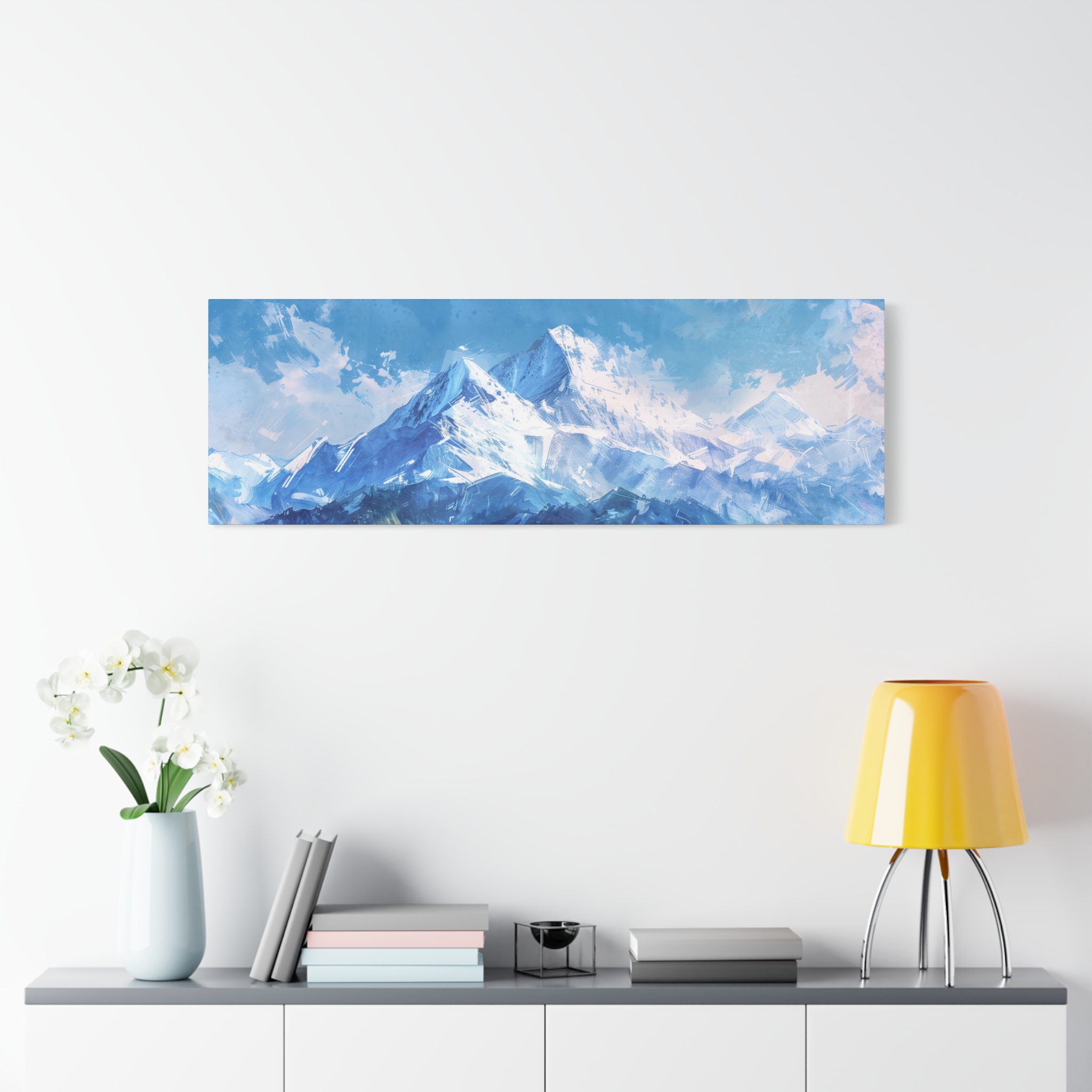 Mountain Window - Stretched Canvas - Wide - Image 7