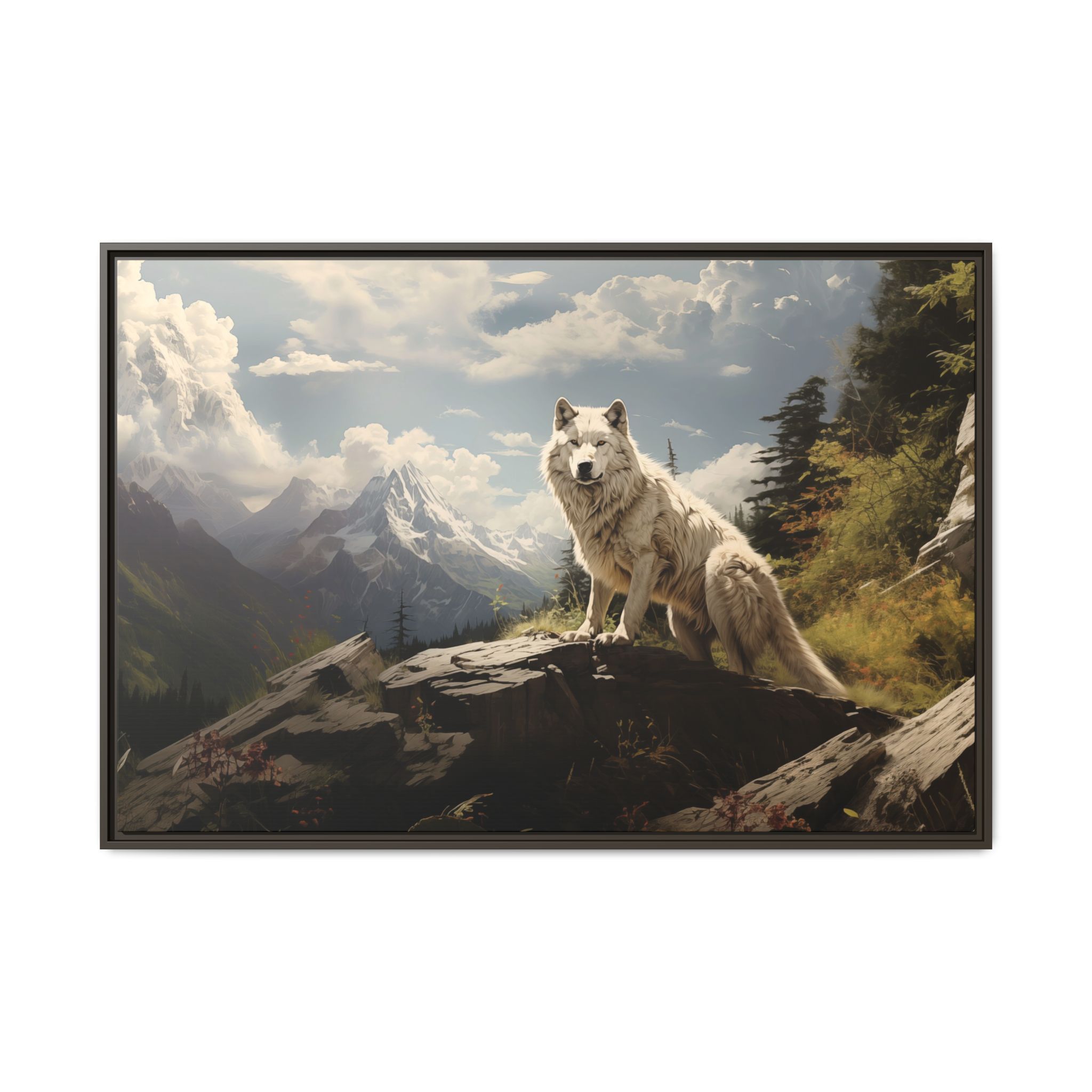Wolf Mountain - Grass - Custom Frame - Image 41