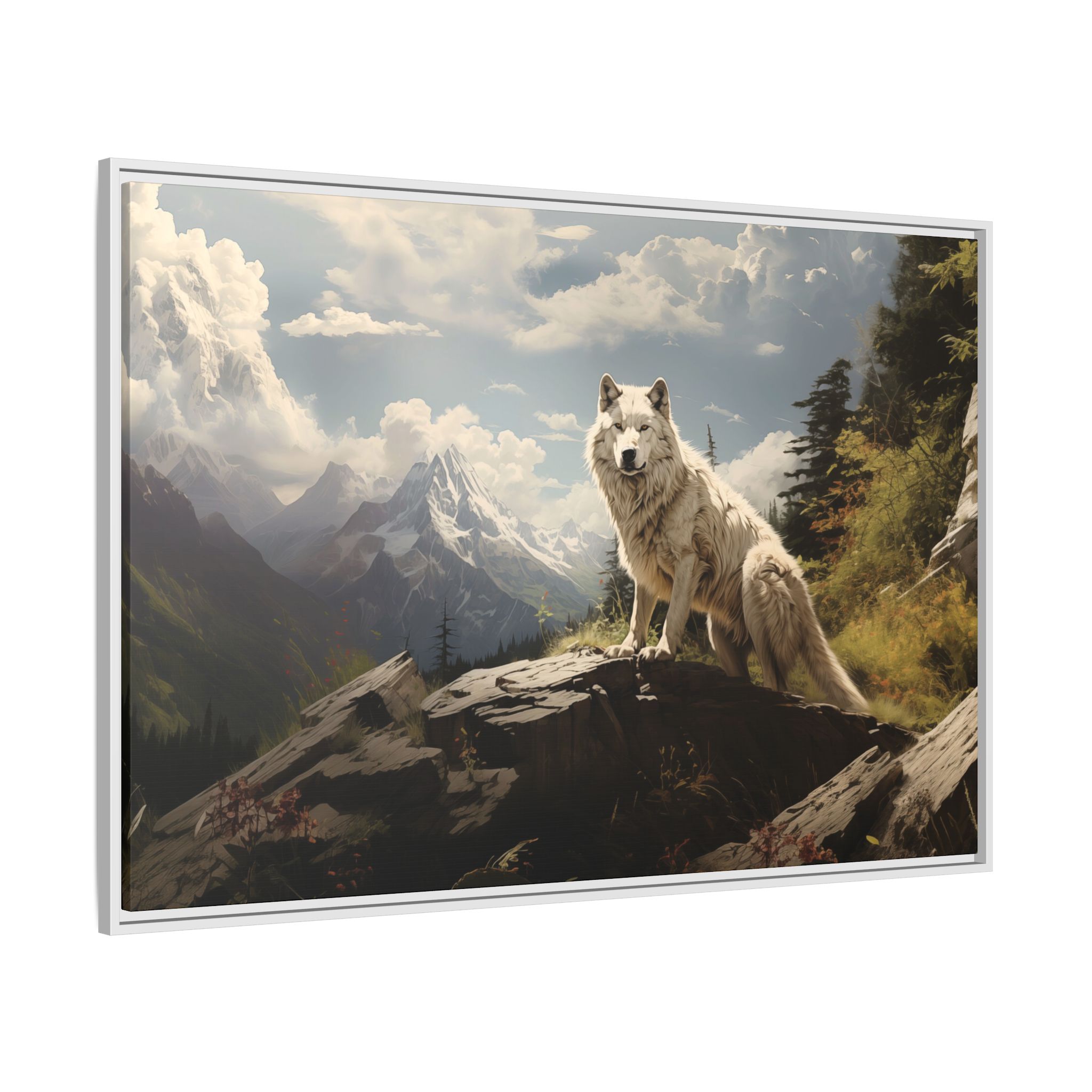 Wolf Mountain - Grass - Custom Frame - Image 46