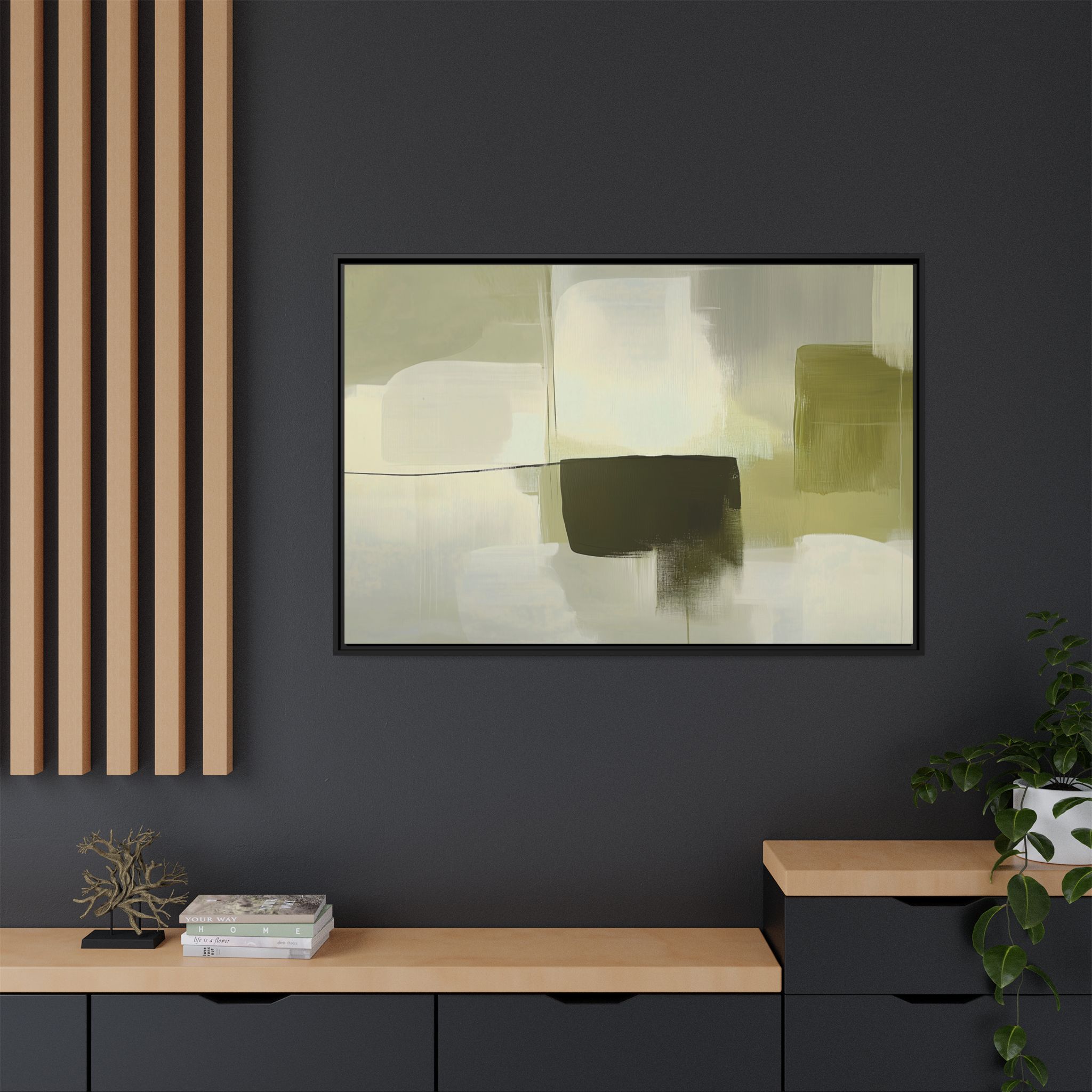 Loose Brushes - Hole - Olive - Custom Frame - Image 24