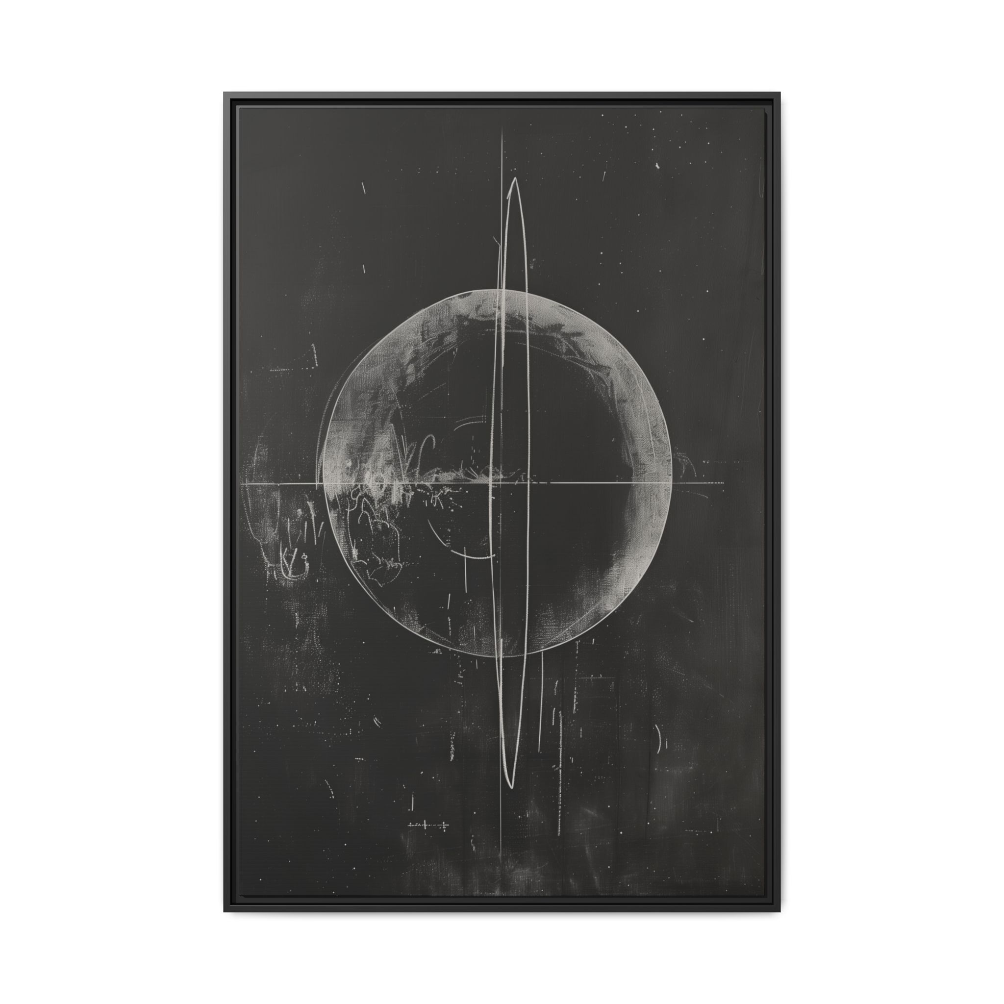 Black Board Science - Saturn - Custom Frame - Image 7