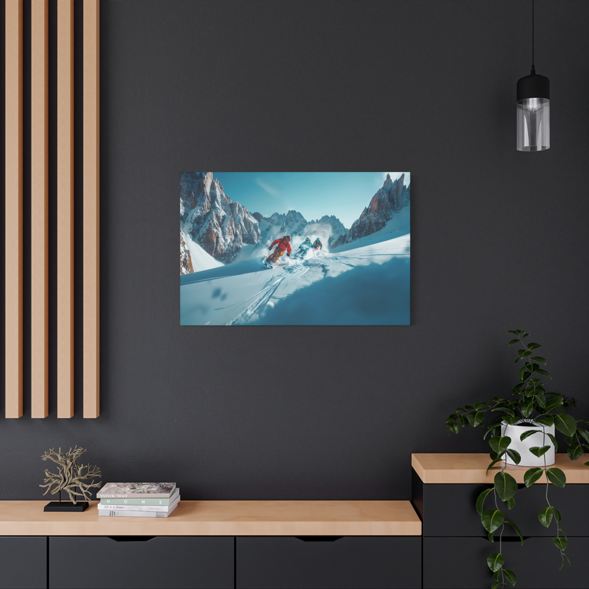 Powder Friends - Wide - Stretched Canvas - Image 4