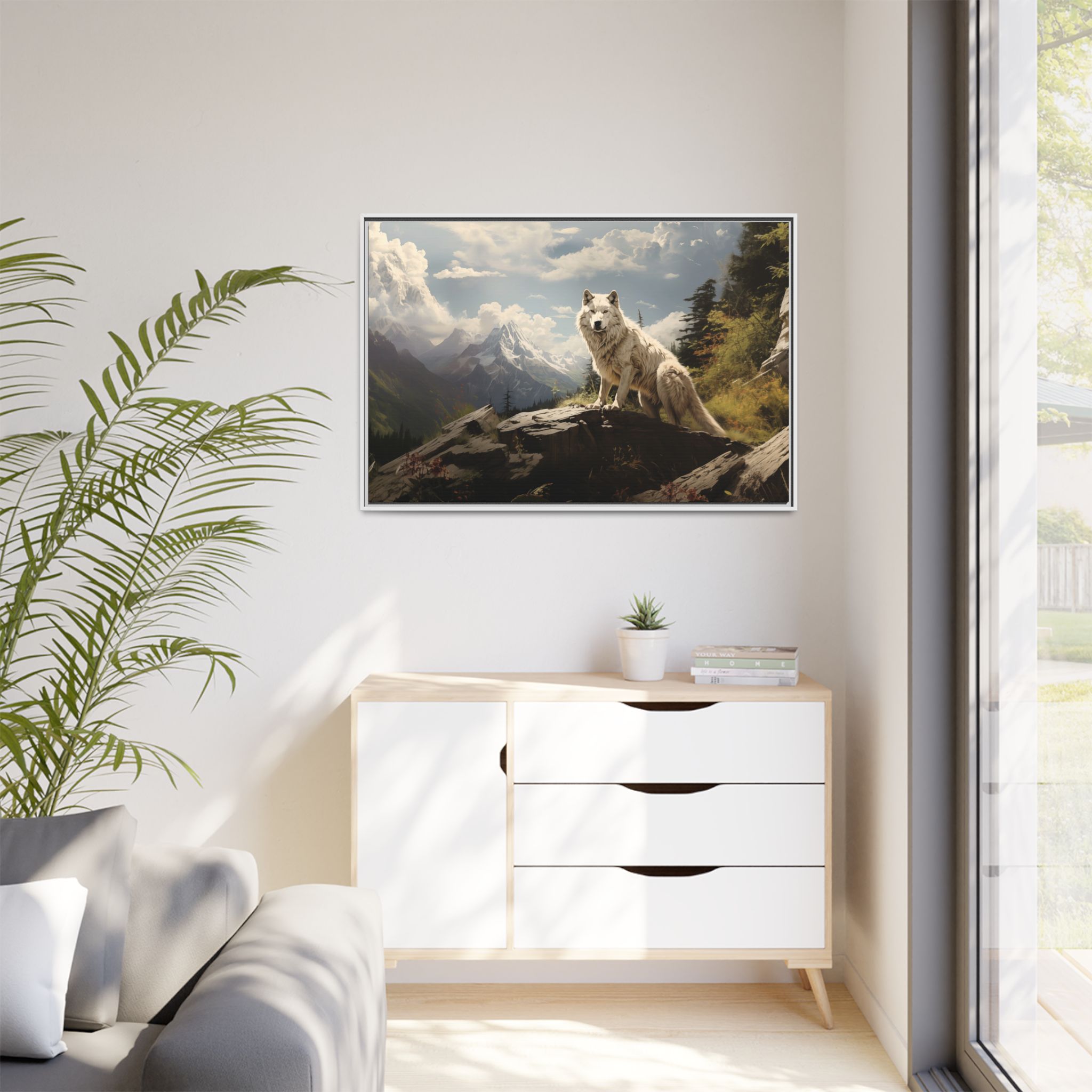 Wolf Mountain - Grass - Custom Frame - Image 47