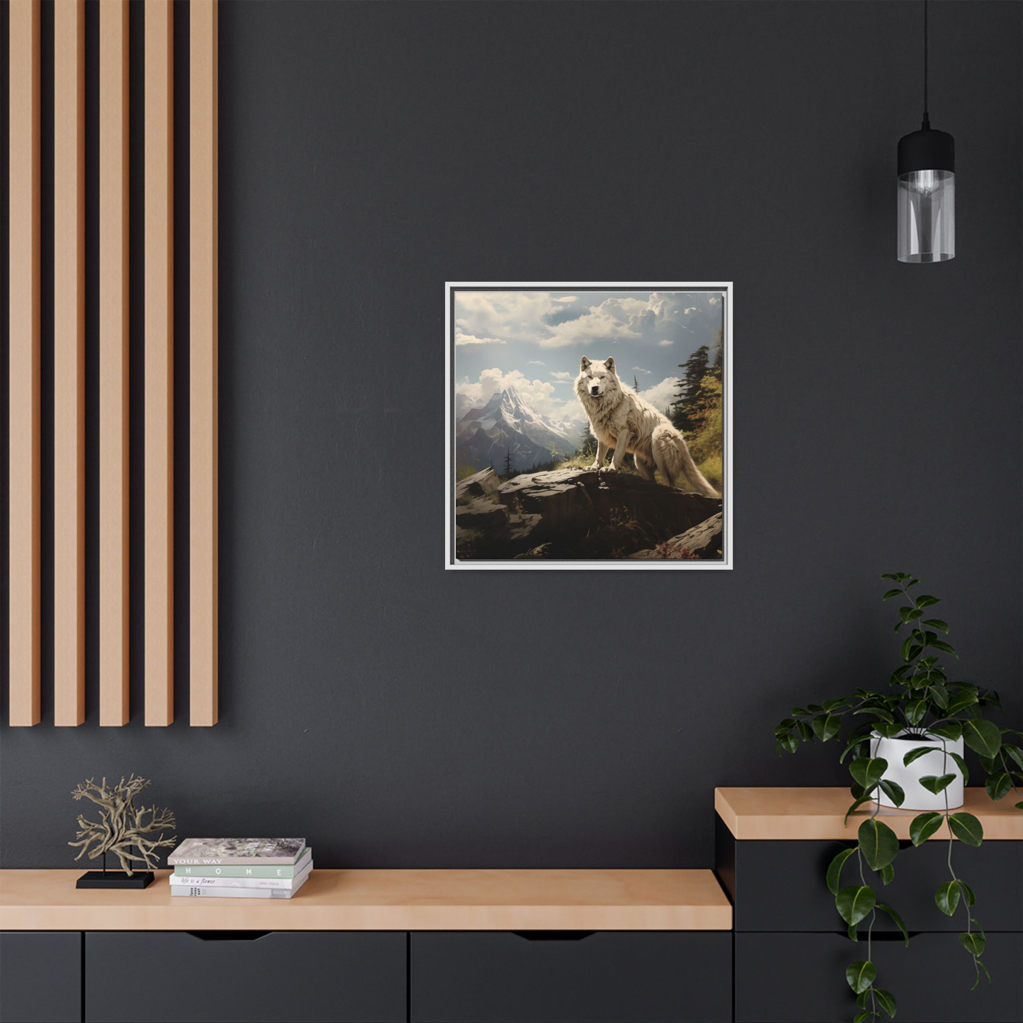 Wolf Mountain - Grass - Custom Frame - Image 64