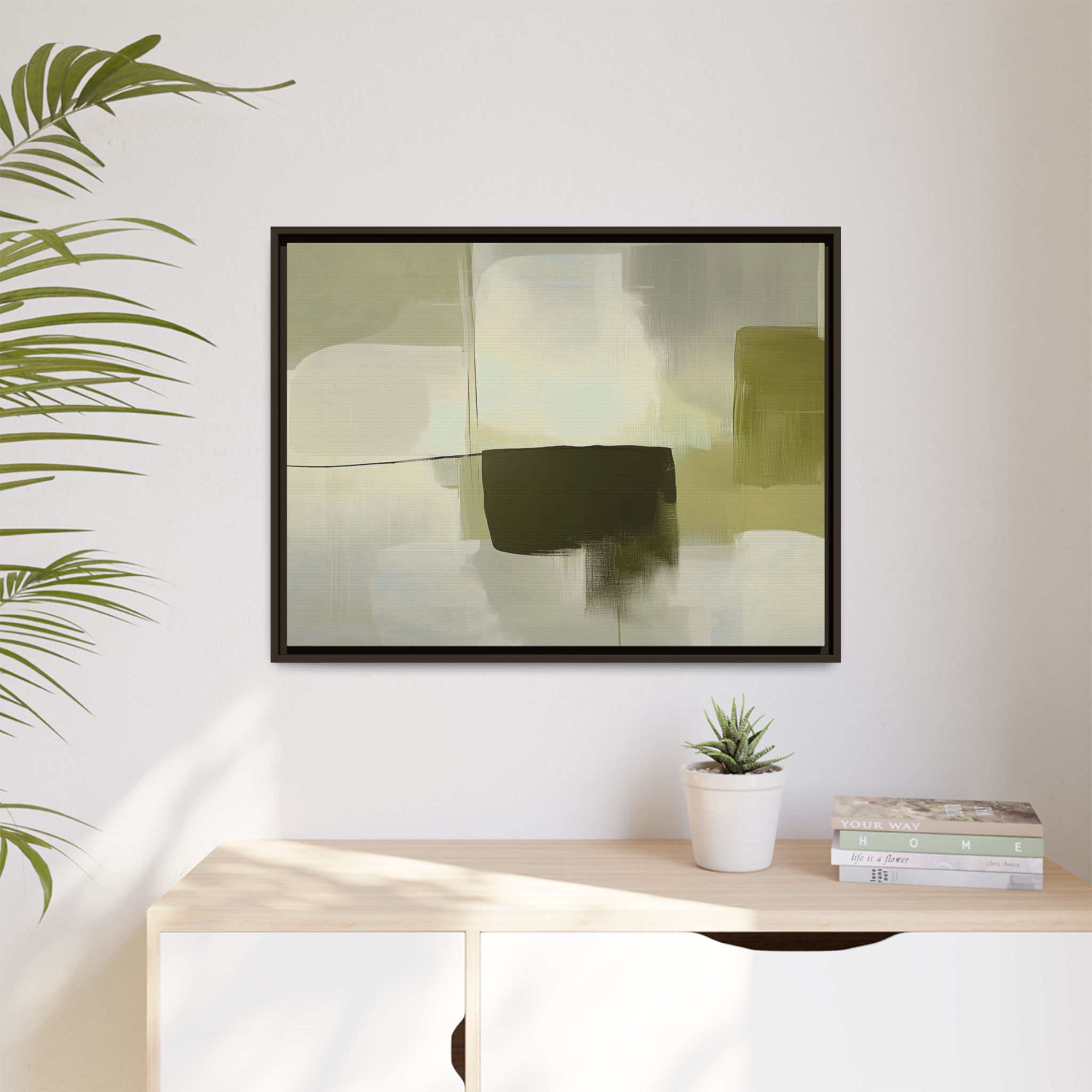 Loose Brushes - Hole - Olive - Custom Frame - Image 27