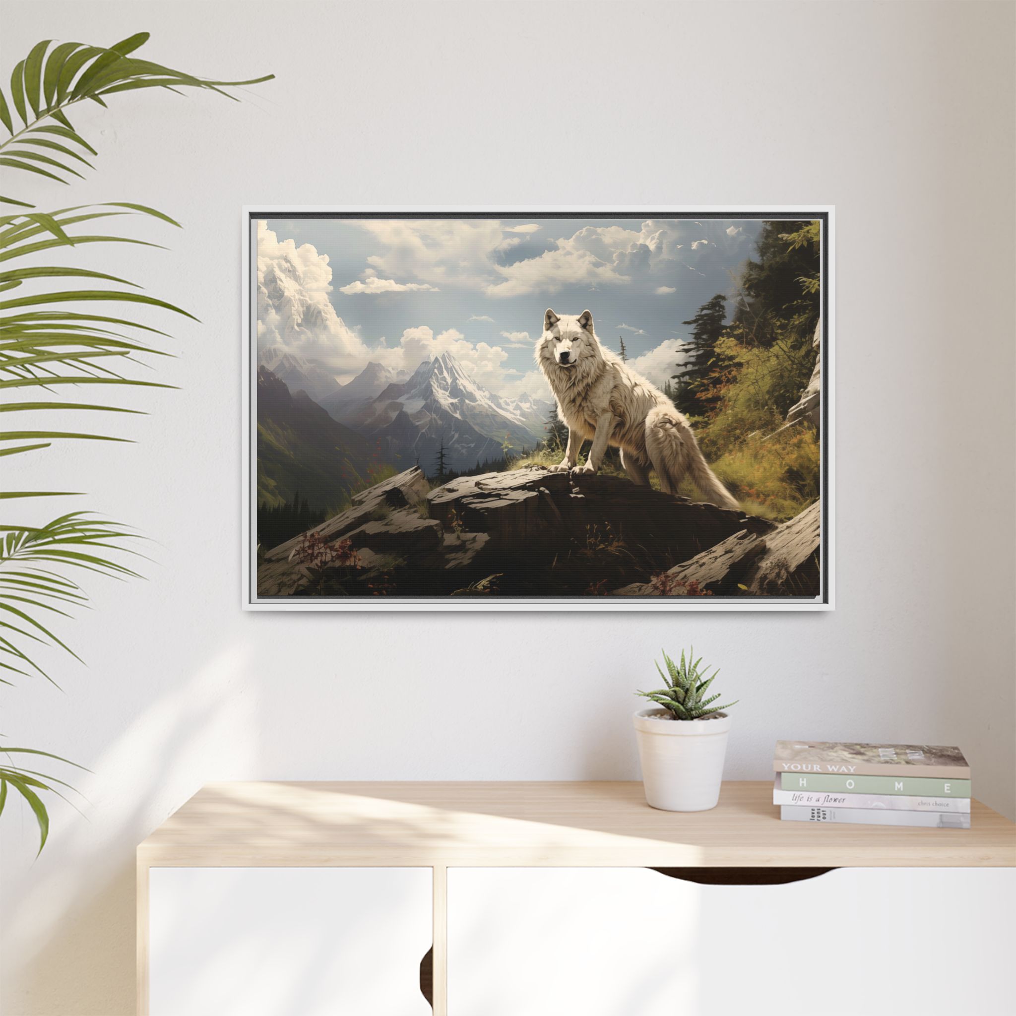 Wolf Mountain - Grass - Custom Frame - Image 11