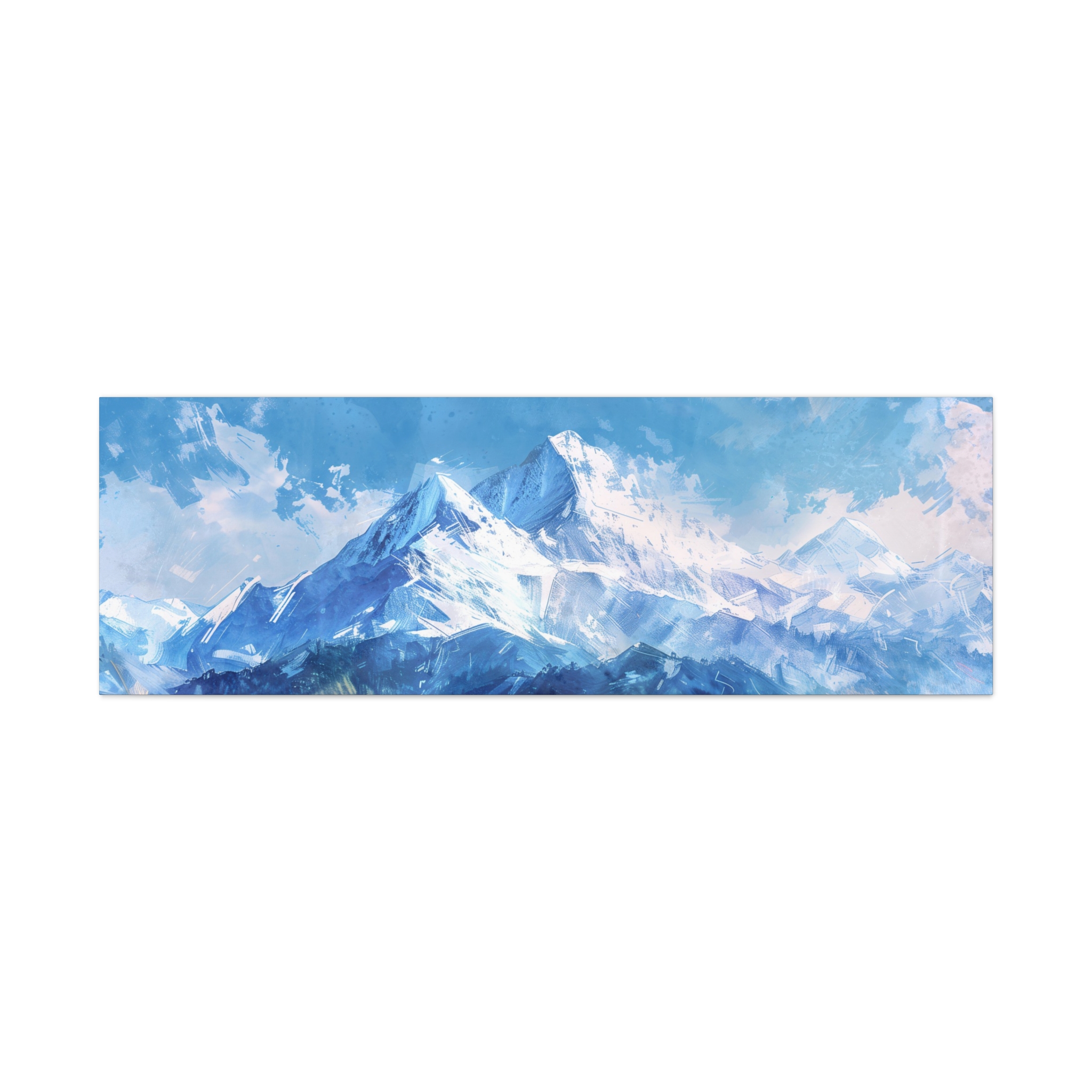 Mountain Window - Stretched Canvas - Wide - Image 9
