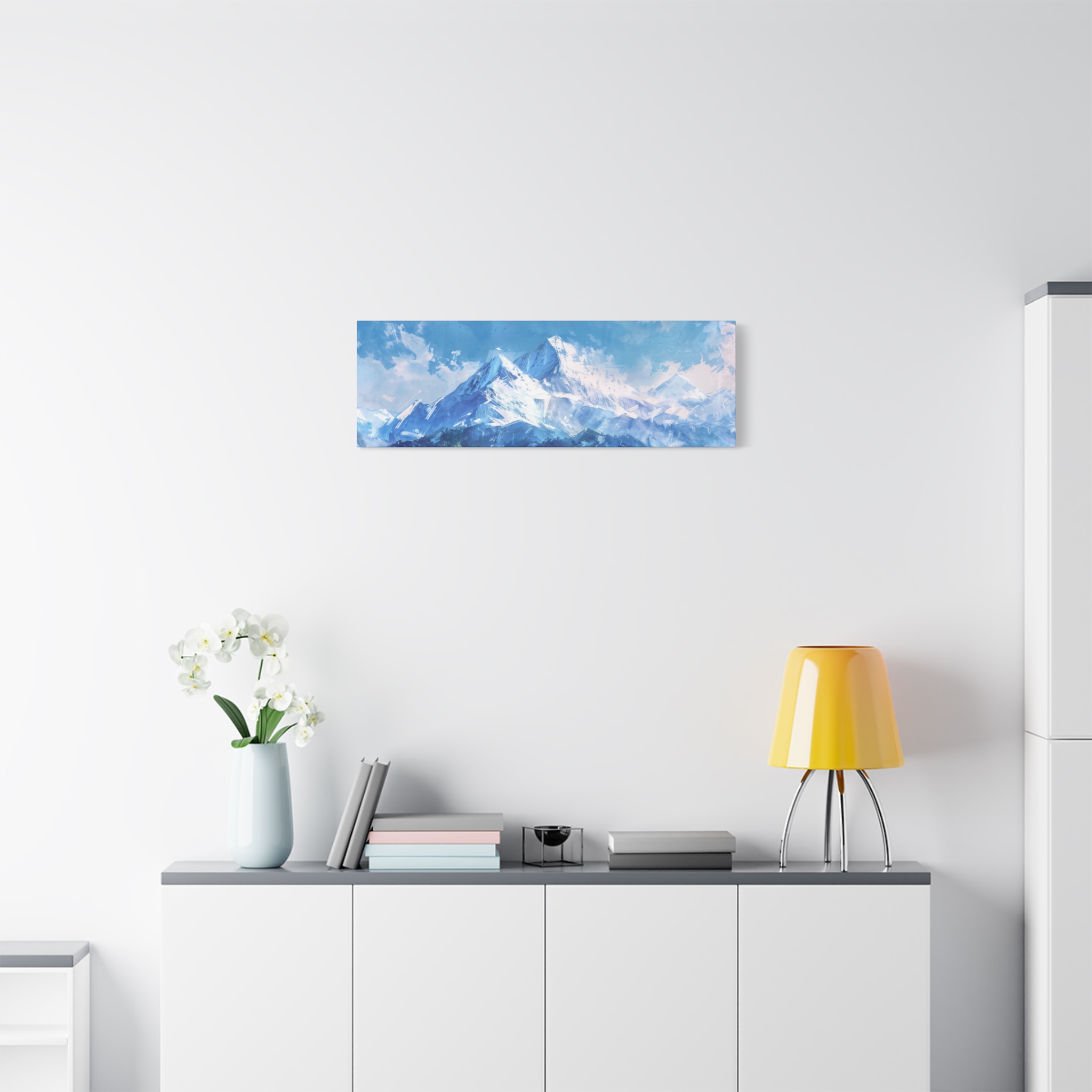 Mountain Window - Stretched Canvas - Wide - Image 3