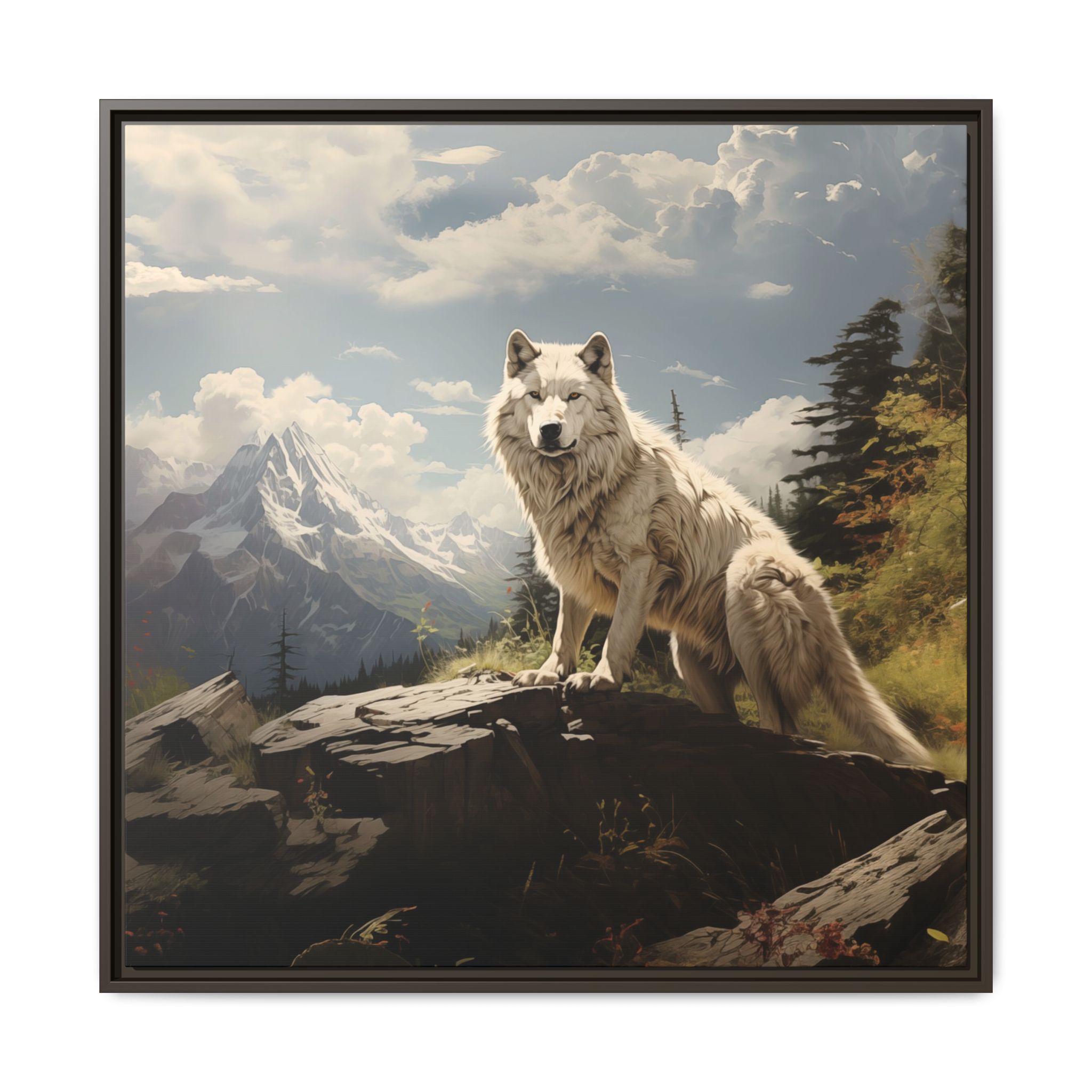 Wolf Mountain - Grass - Custom Frame - Image 65