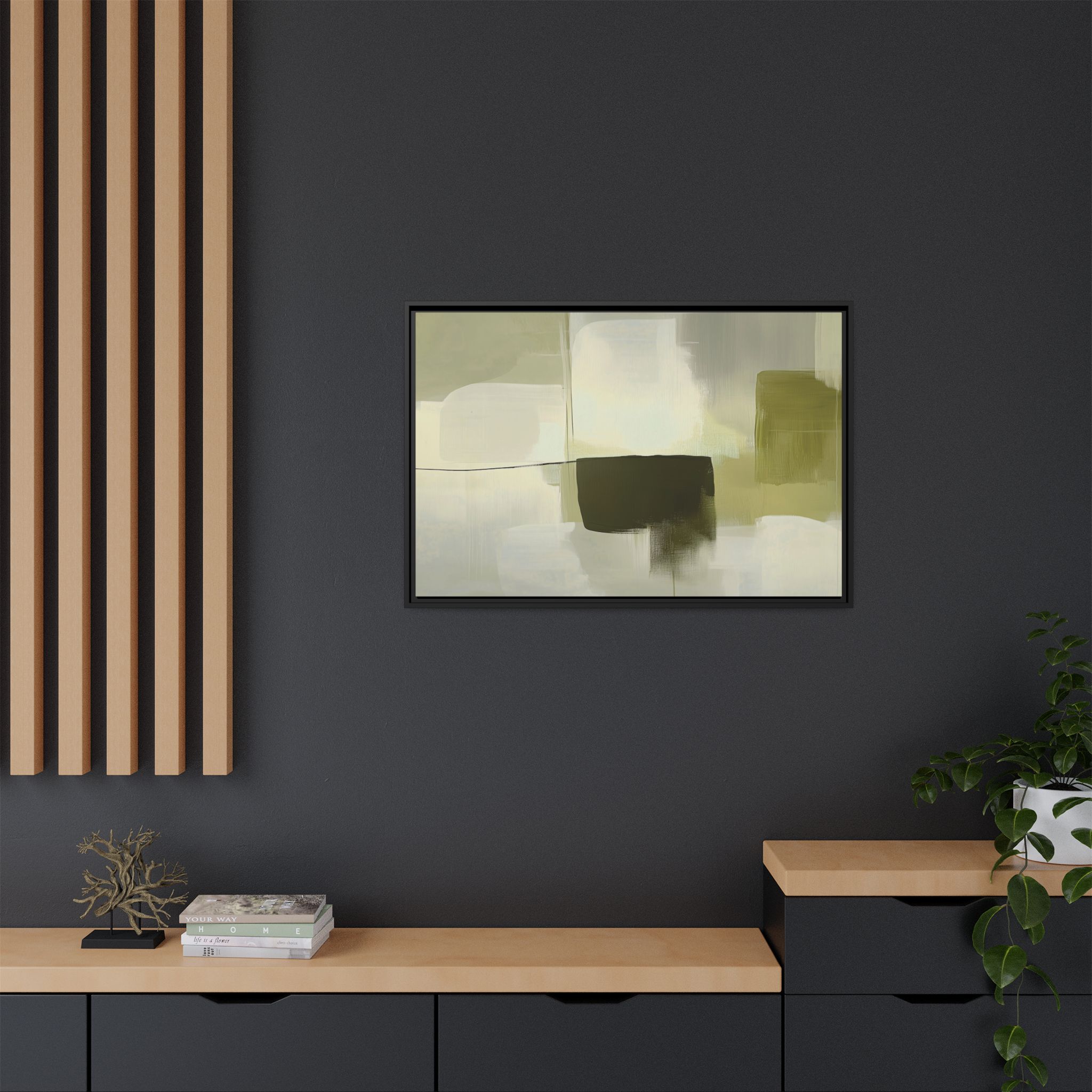 Loose Brushes - Hole - Olive - Custom Frame - Image 4