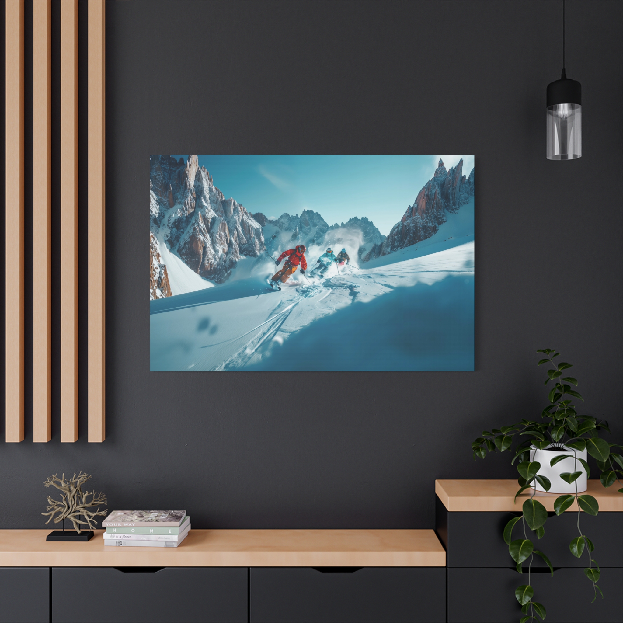 Powder Friends - Wide - Stretched Canvas - Image 28