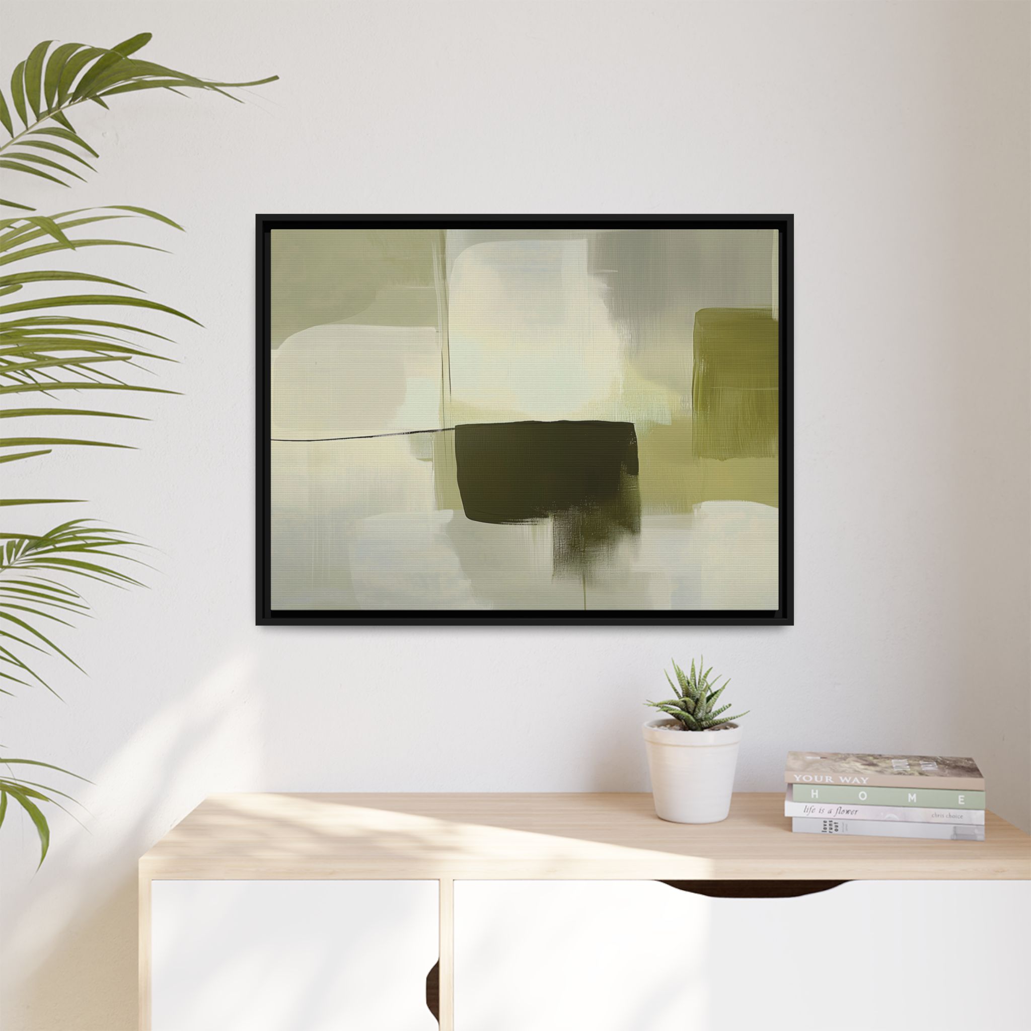 Loose Brushes - Hole - Olive - Custom Frame - Image 15