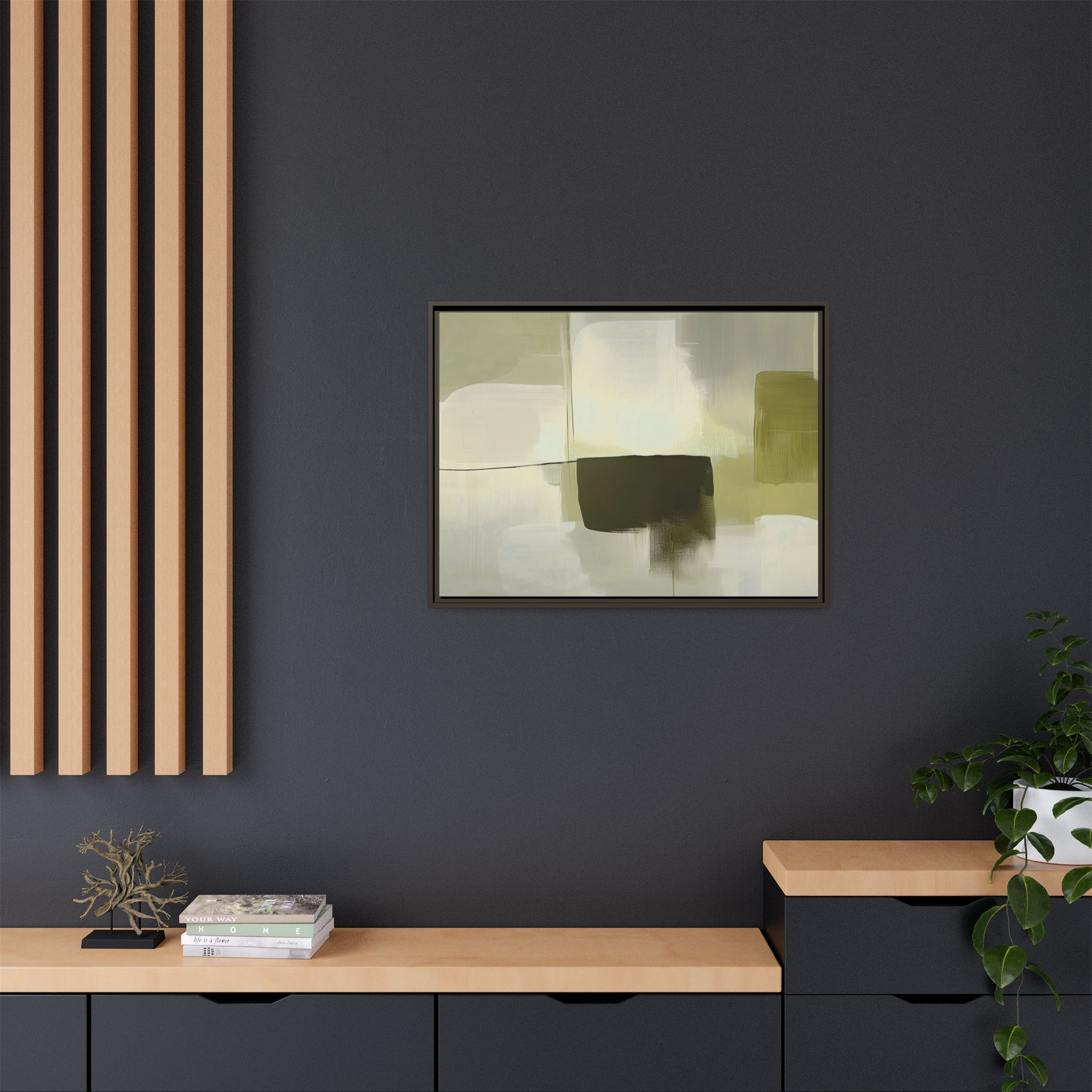 Loose Brushes - Hole - Olive - Custom Frame - Image 28