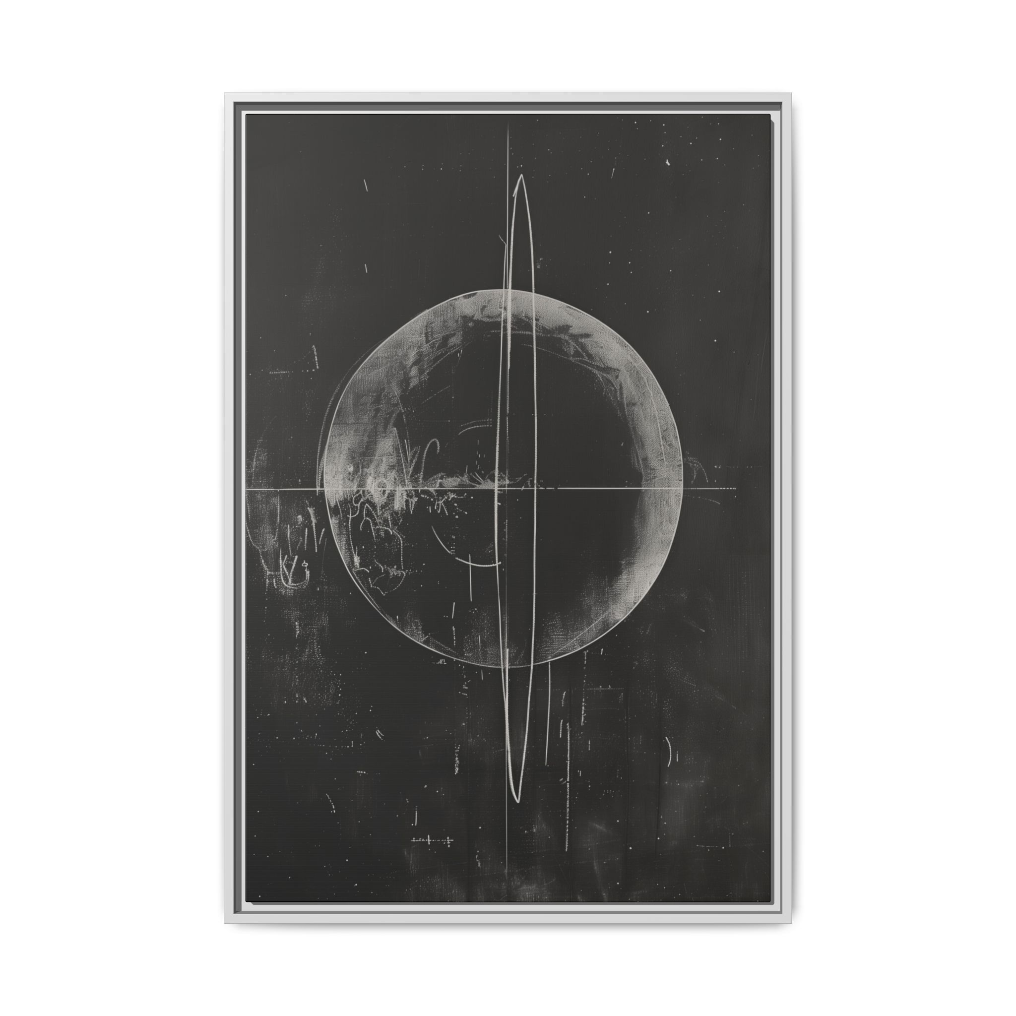 Black Board Science - Saturn - Custom Frame - Image 5