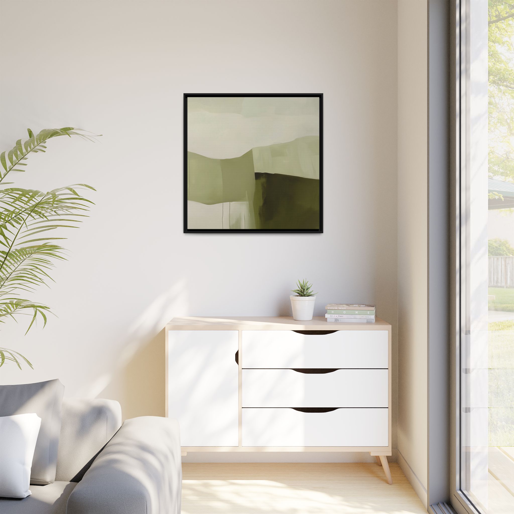 Loose Brushes - Farm - Olive - Custom Frame - Image 55