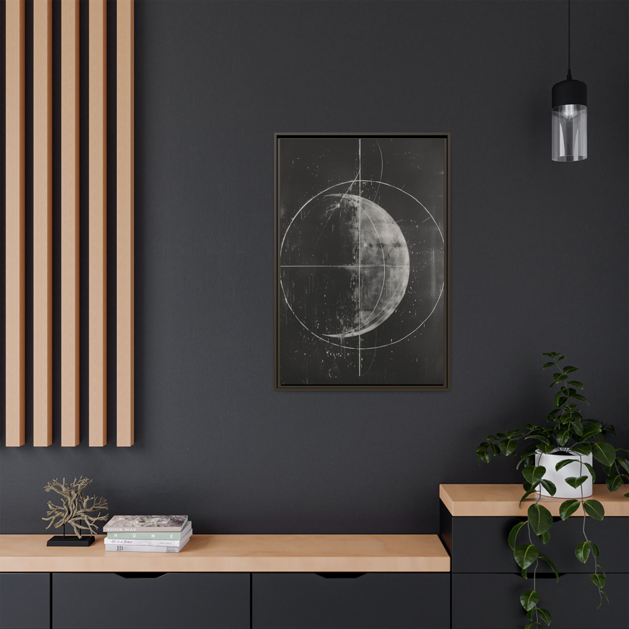 Black Board Science - Moonphase - Custom Frame - Image 22