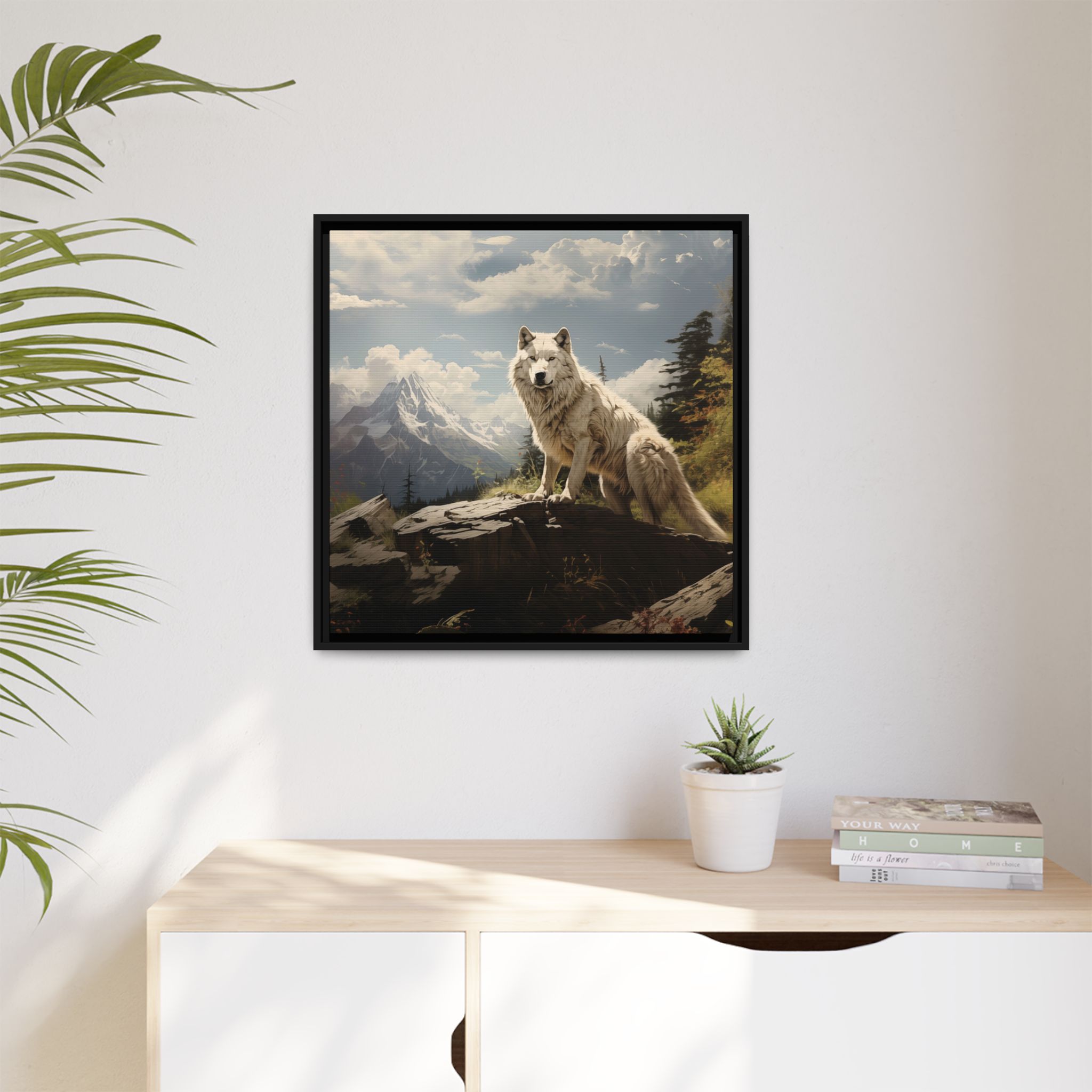Wolf Mountain - Grass - Custom Frame - Image 51