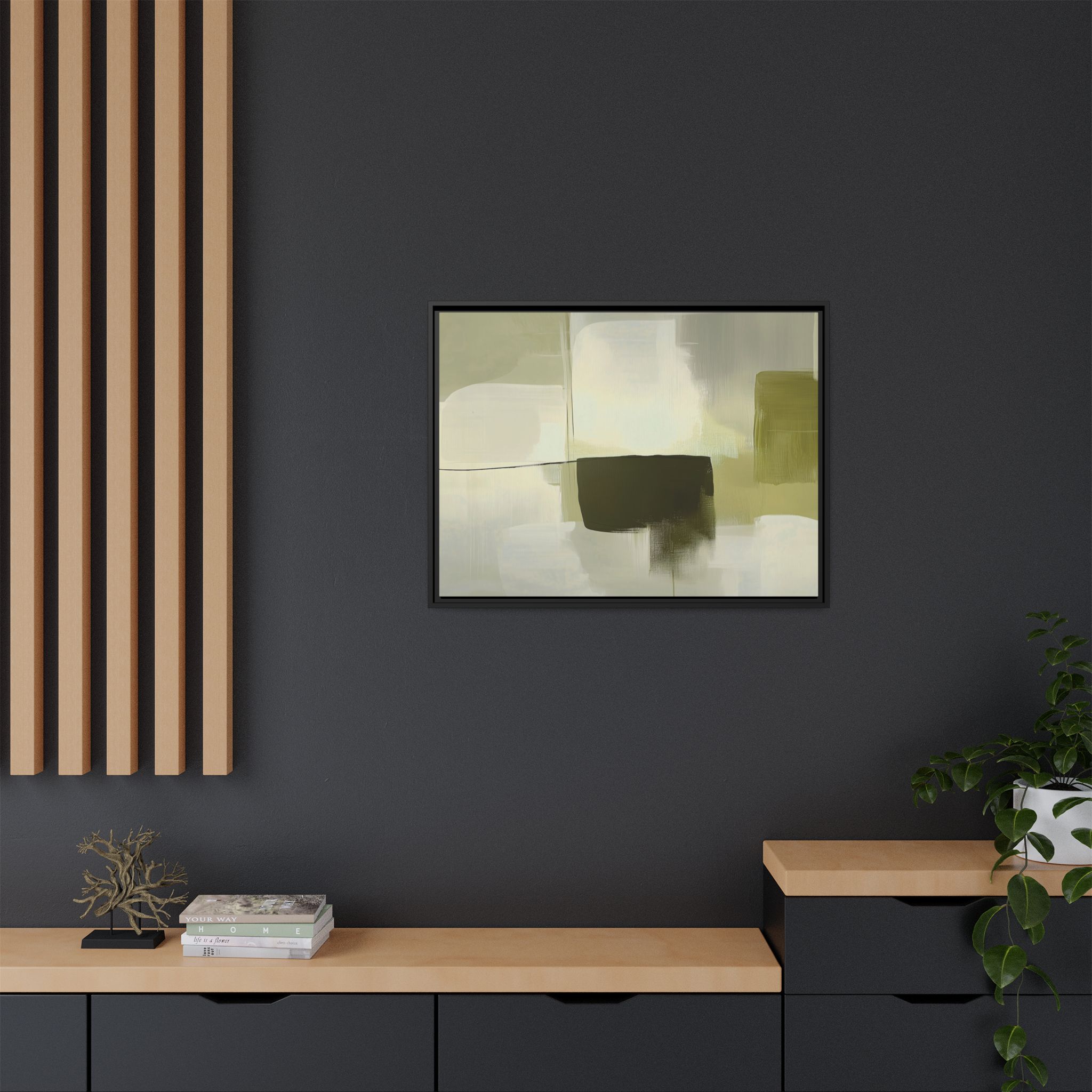 Loose Brushes - Hole - Olive - Custom Frame - Image 16