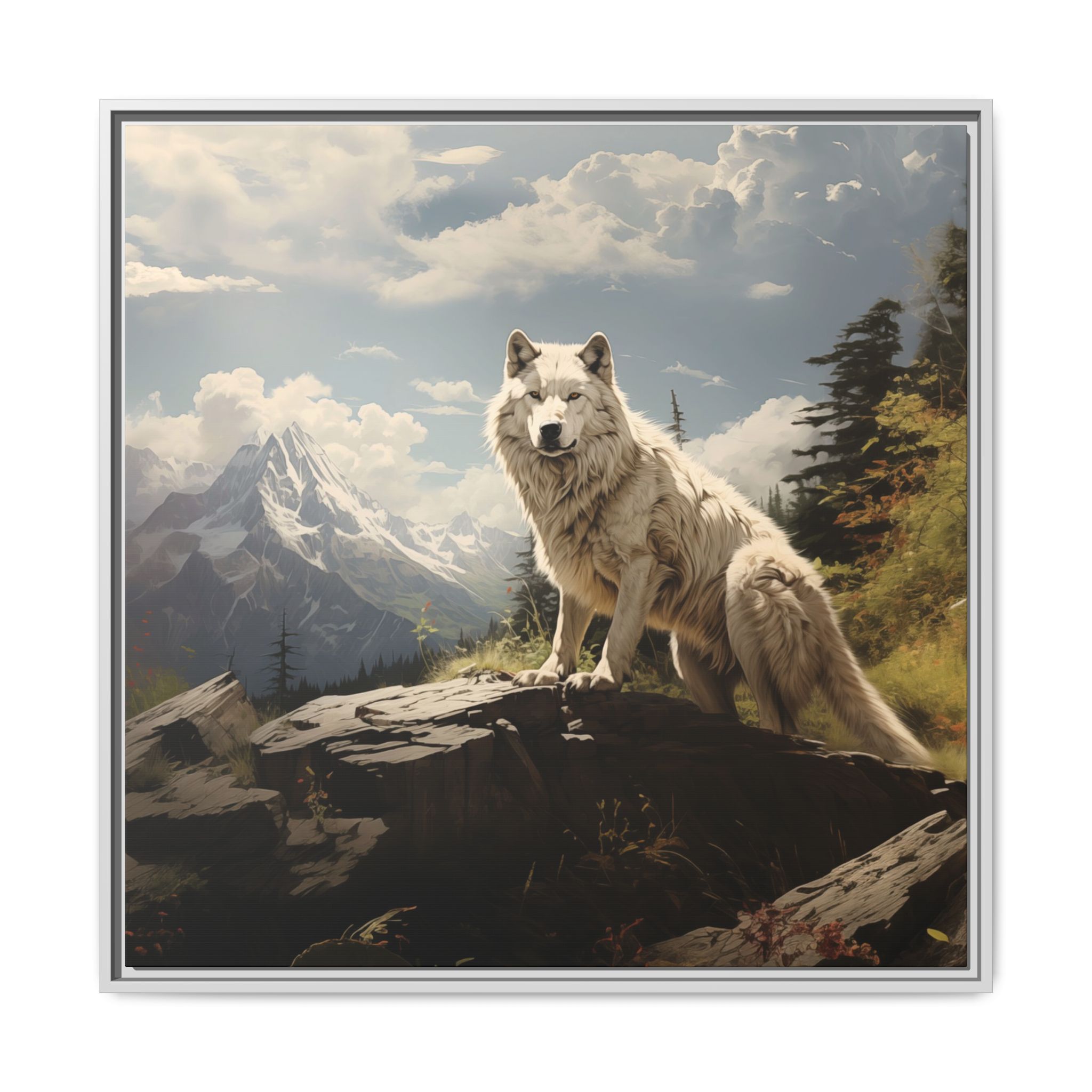 Wolf Mountain - Grass - Custom Frame - Image 69