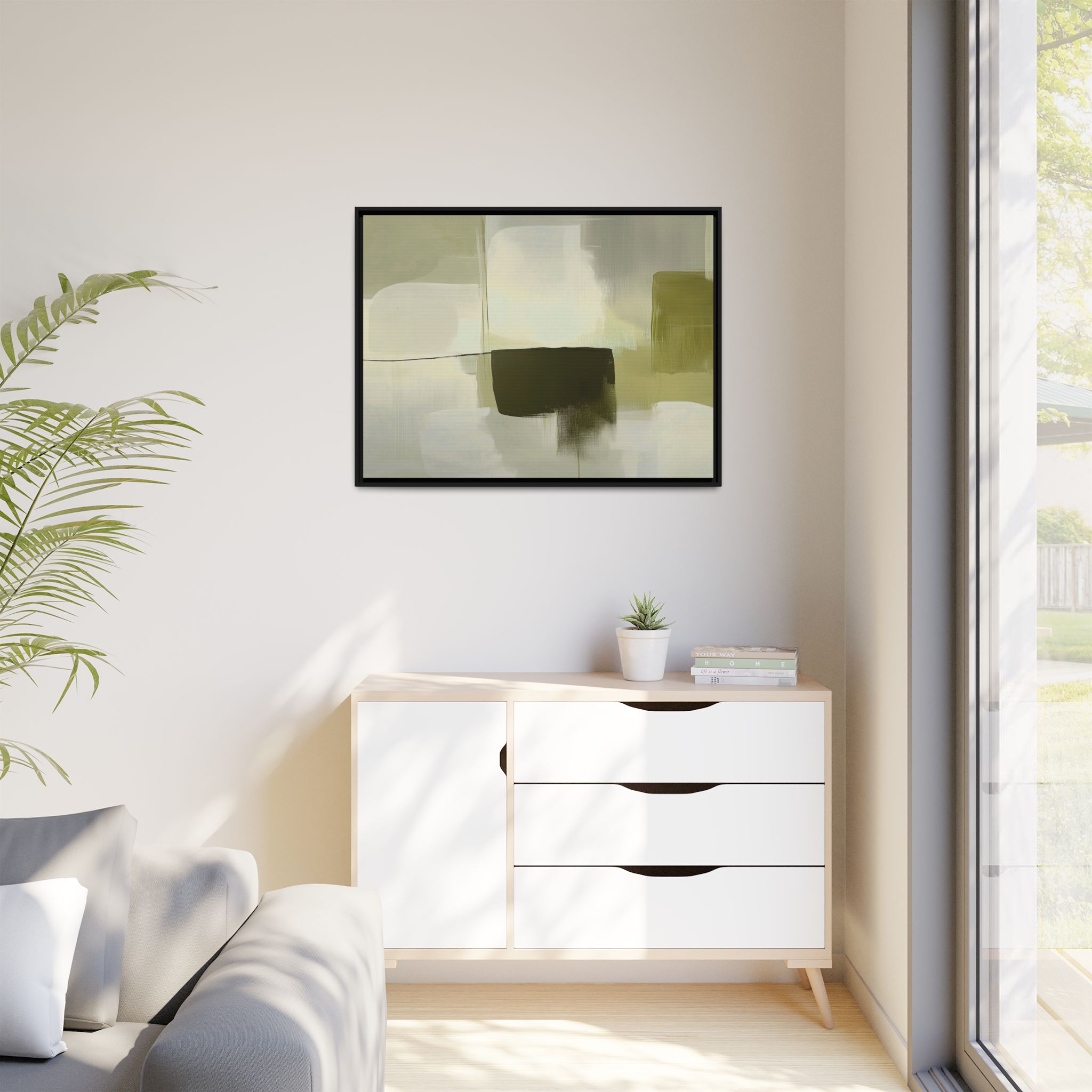 Loose Brushes - Hole - Olive - Custom Frame - Image 19