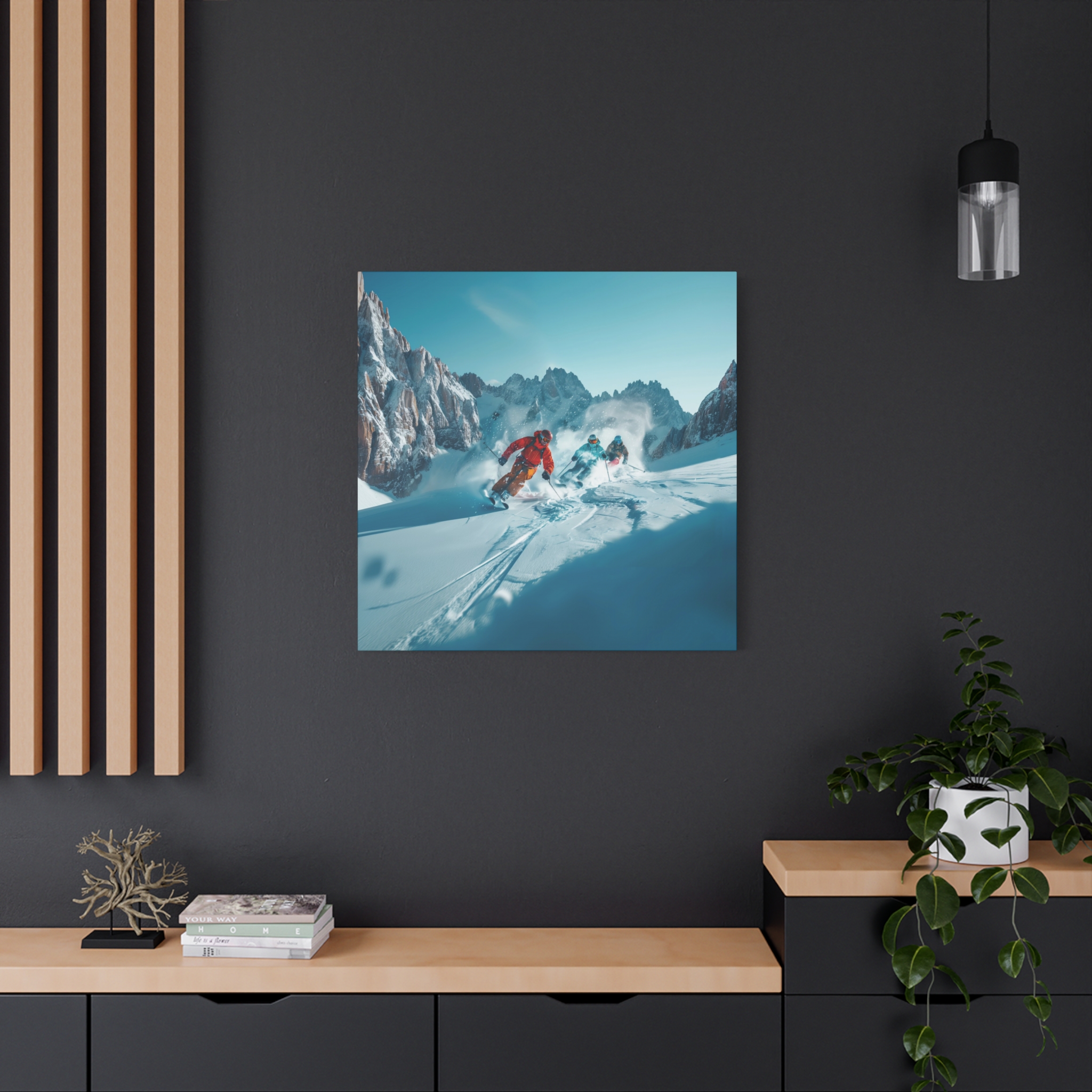 Powder Friends - Wide - Stretched Canvas - Image 12