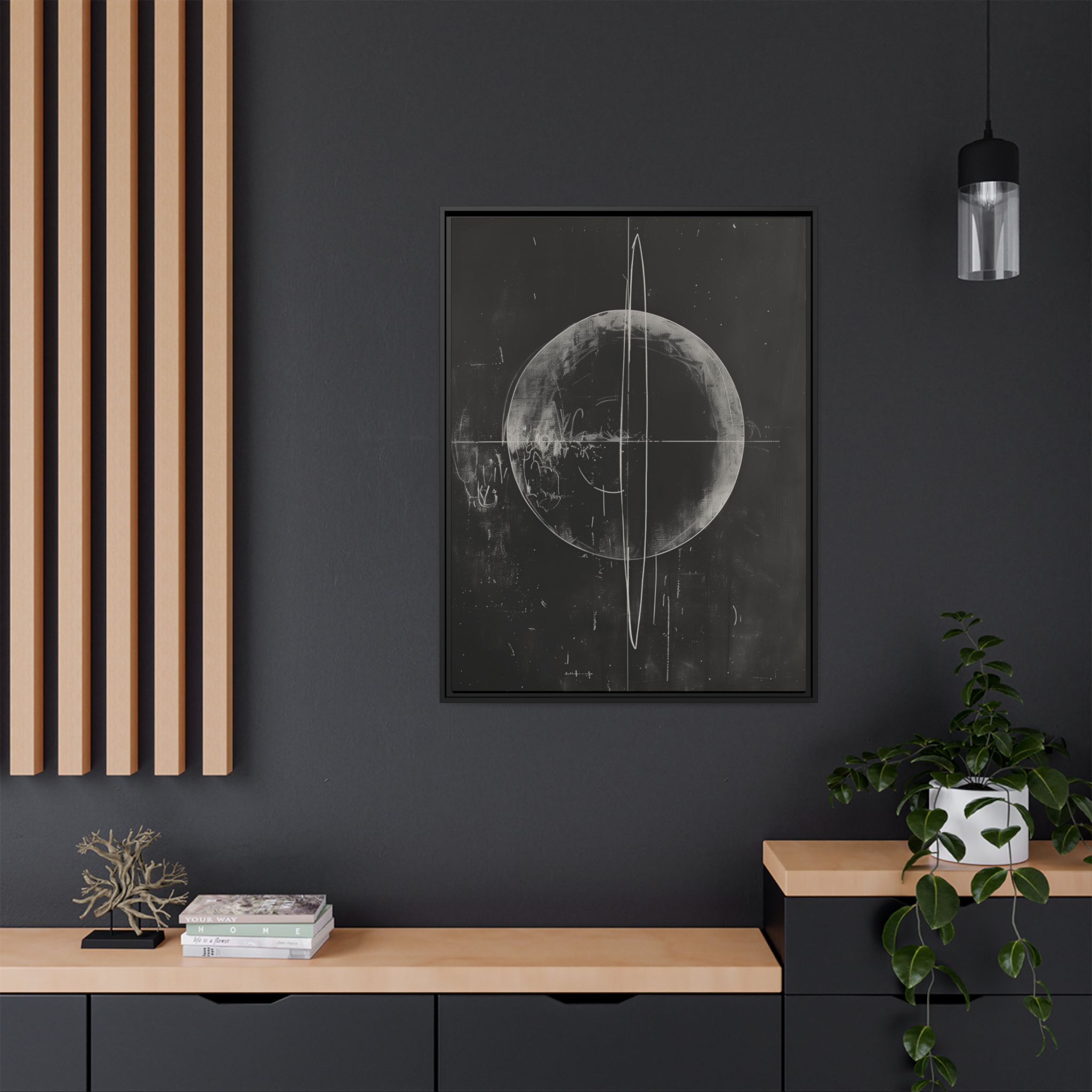 Black Board Science - Saturn - Custom Frame - Image 14