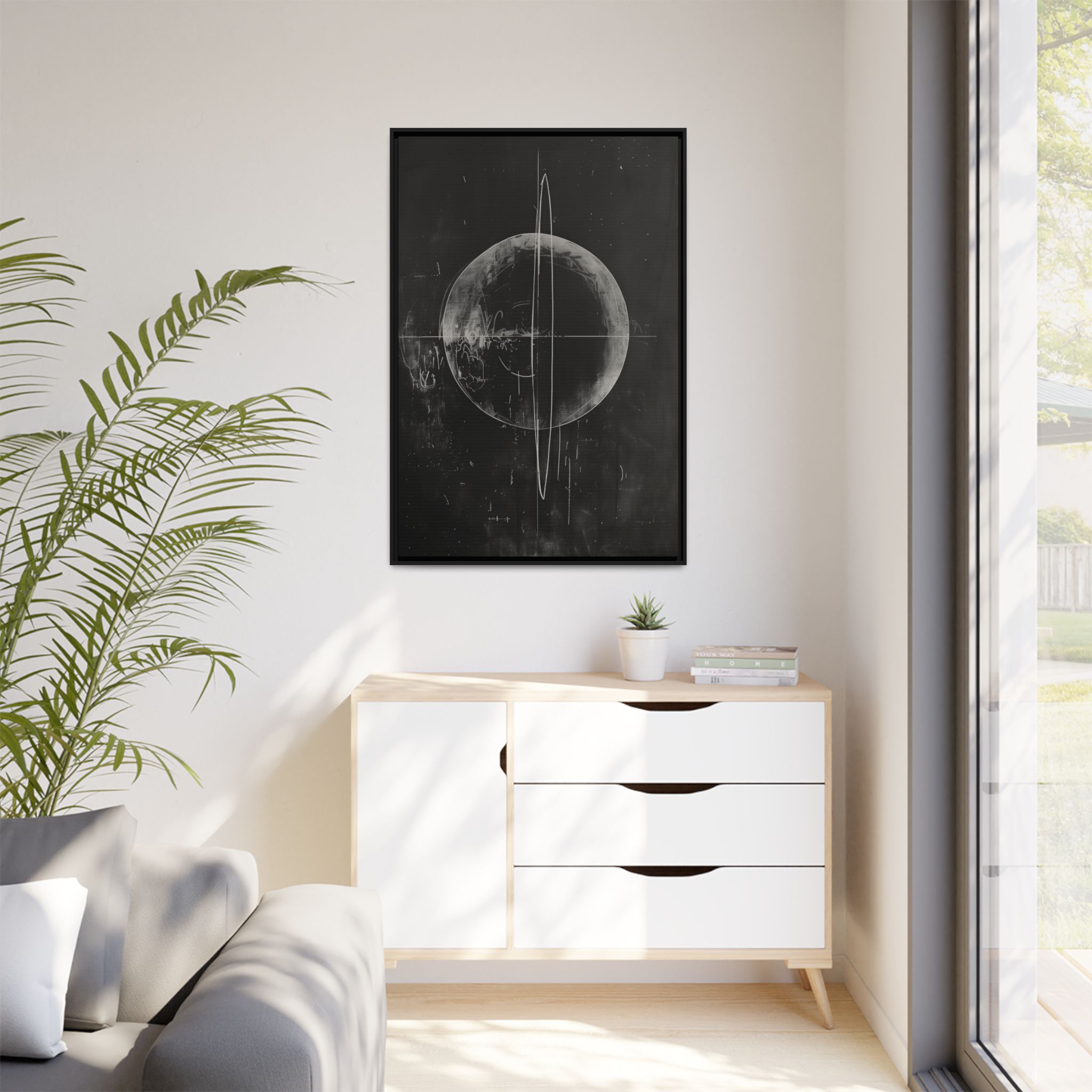 Black Board Science - Saturn - Custom Frame - Image 9