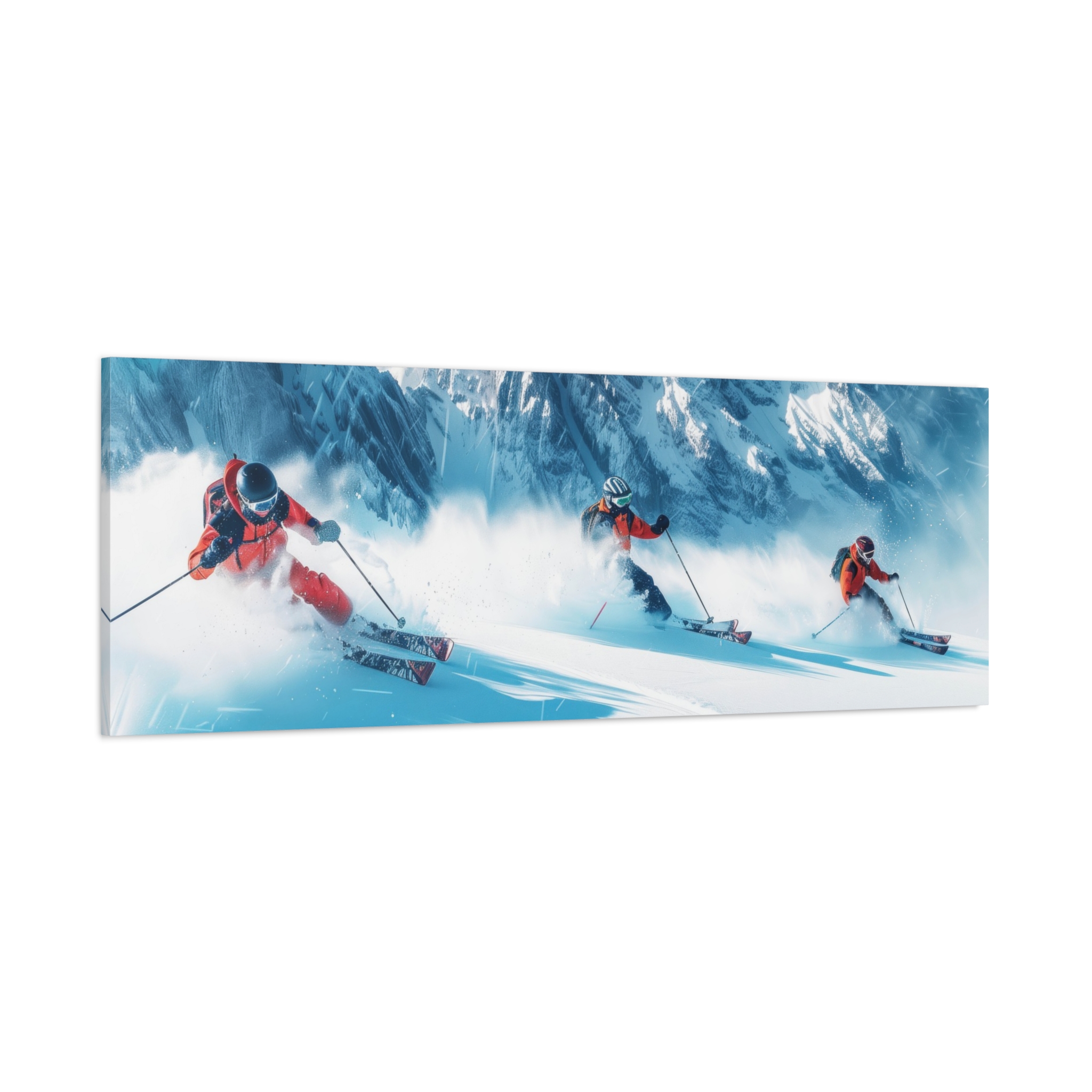Off Piste 2 - Stretched Canvas - Long - Image 10