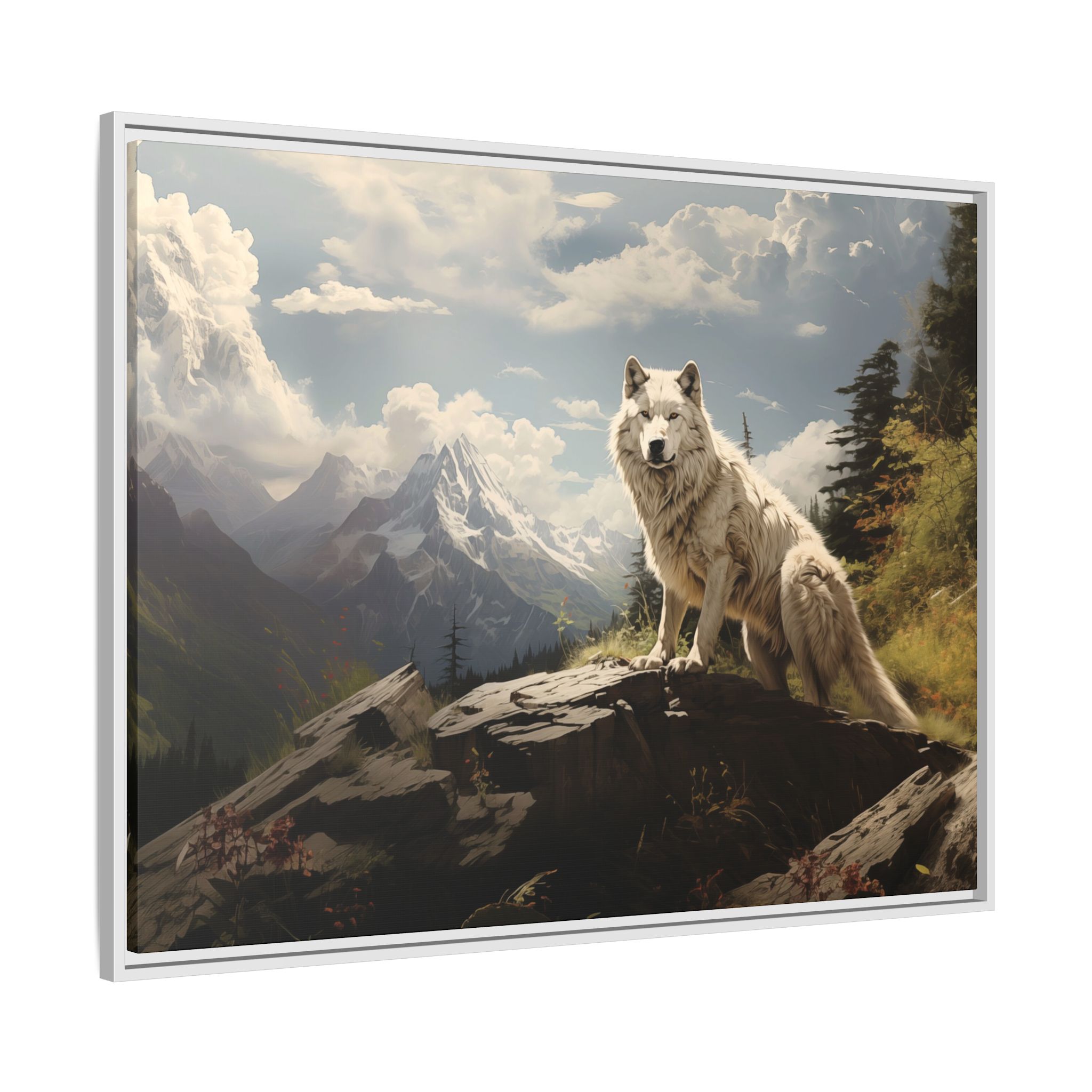Wolf Mountain - Grass - Custom Frame - Image 38
