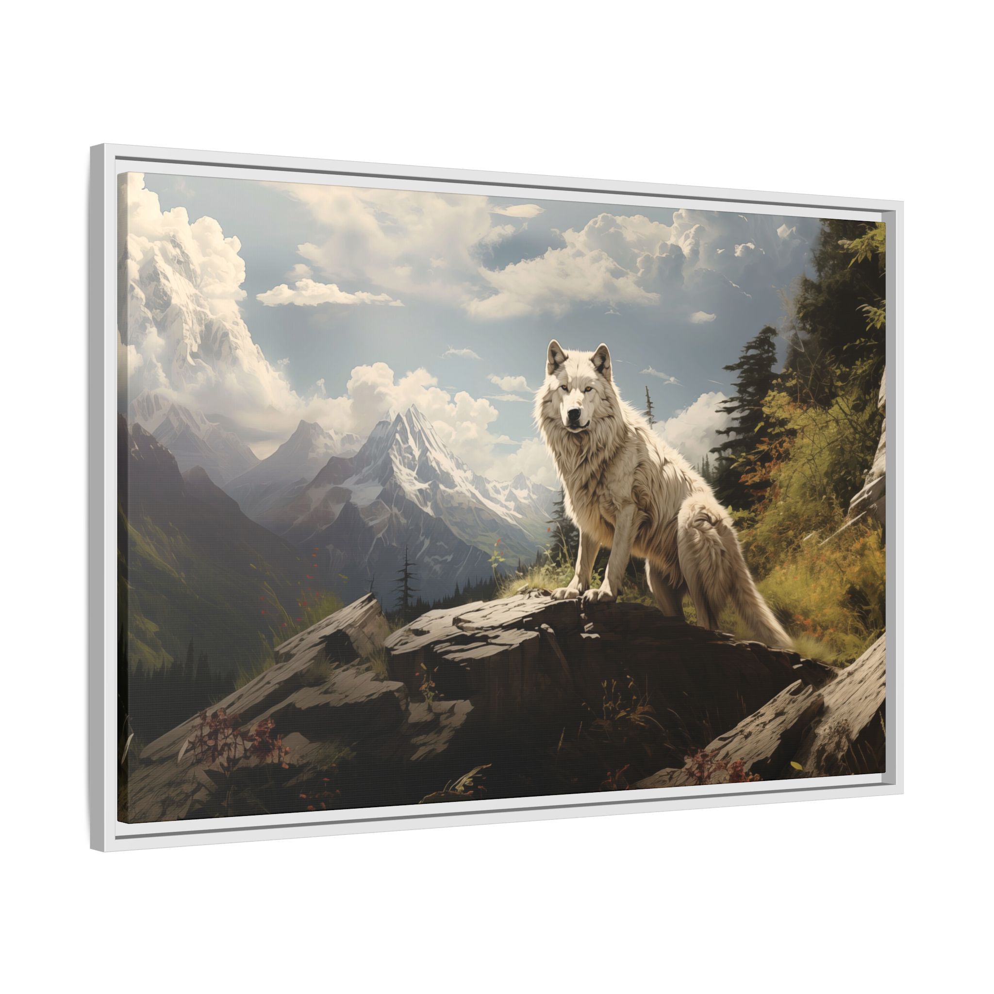 Wolf Mountain - Grass - Custom Frame - Image 10