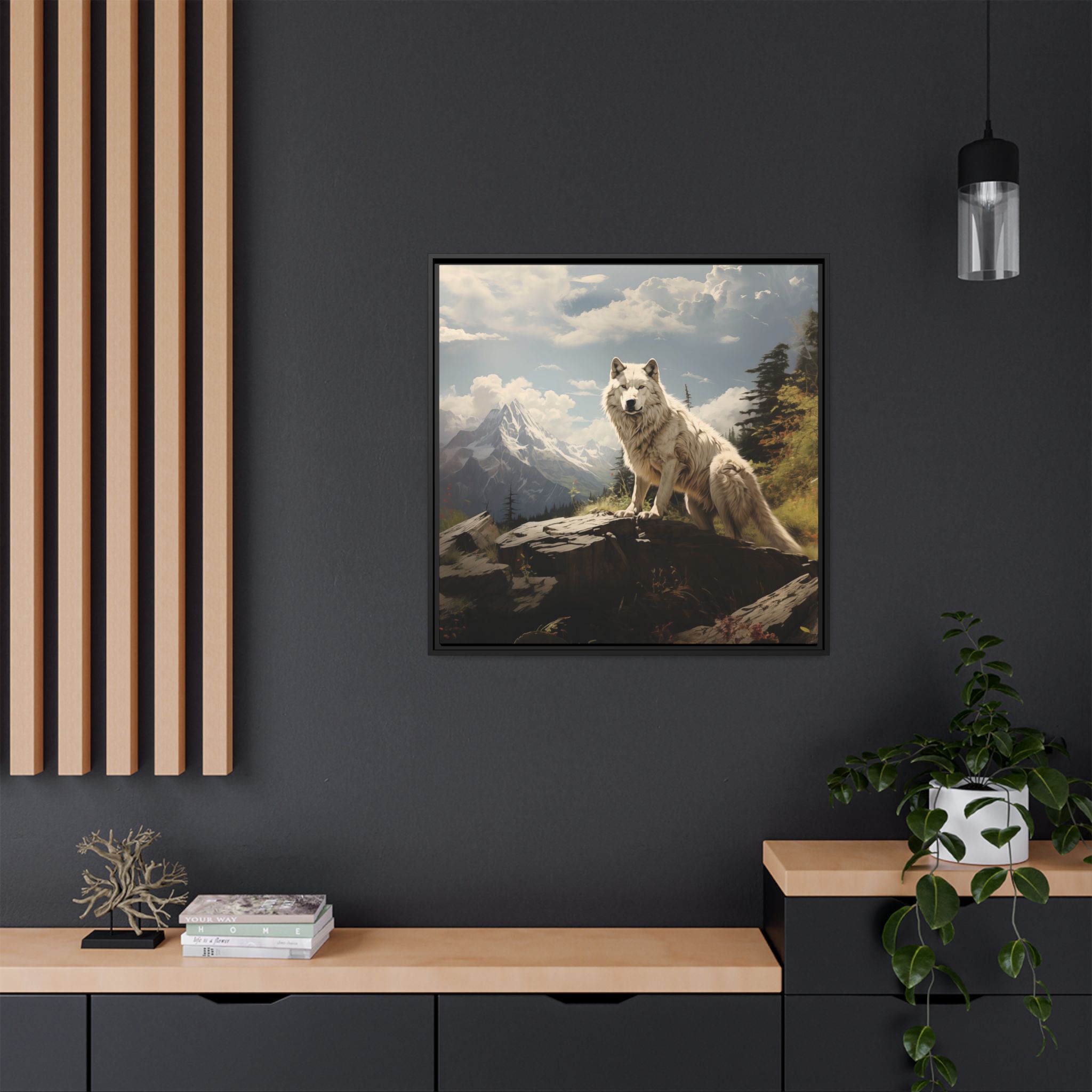 Wolf Mountain - Grass - Custom Frame - Image 56