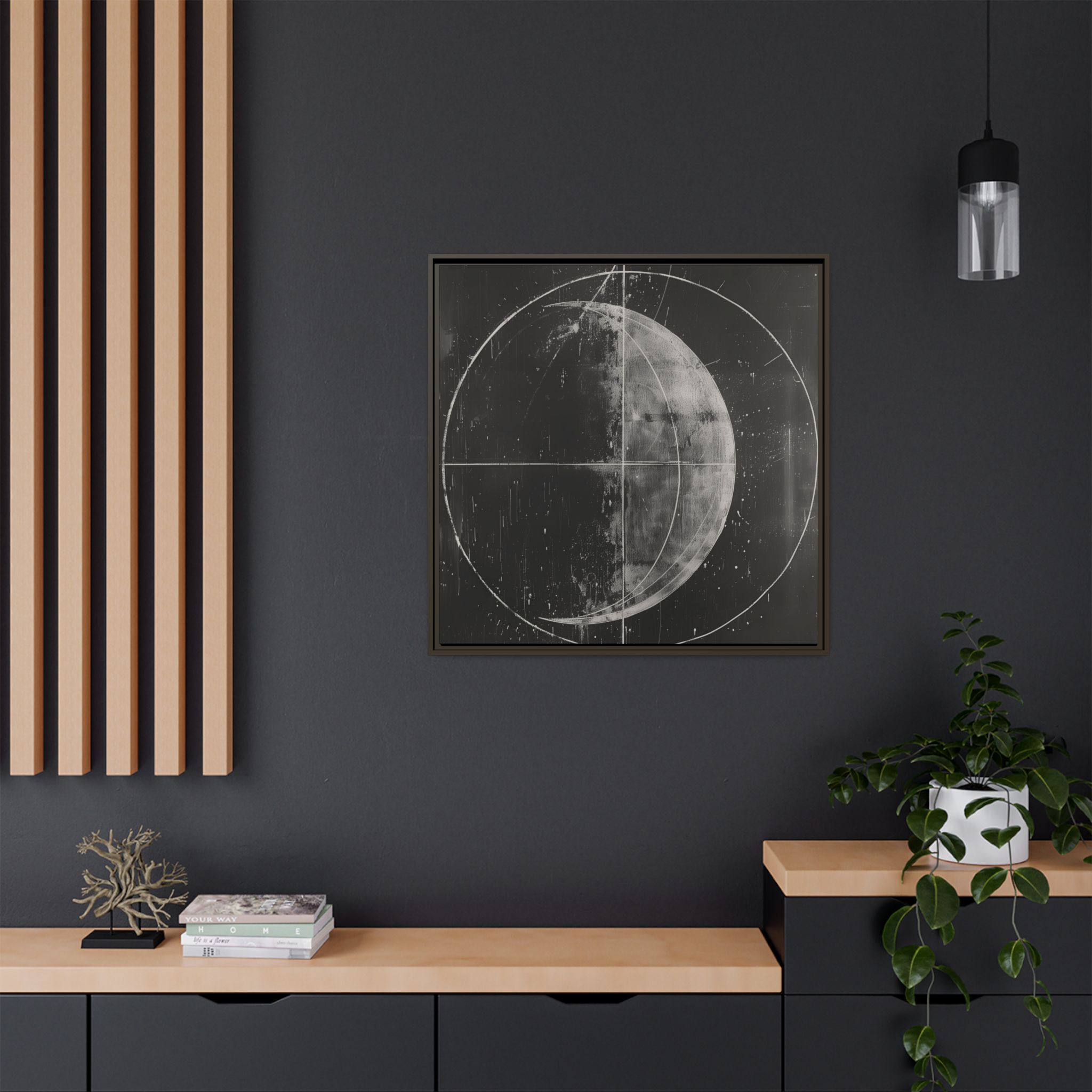 Black Board Science - Moonphase - Custom Frame - Image 46