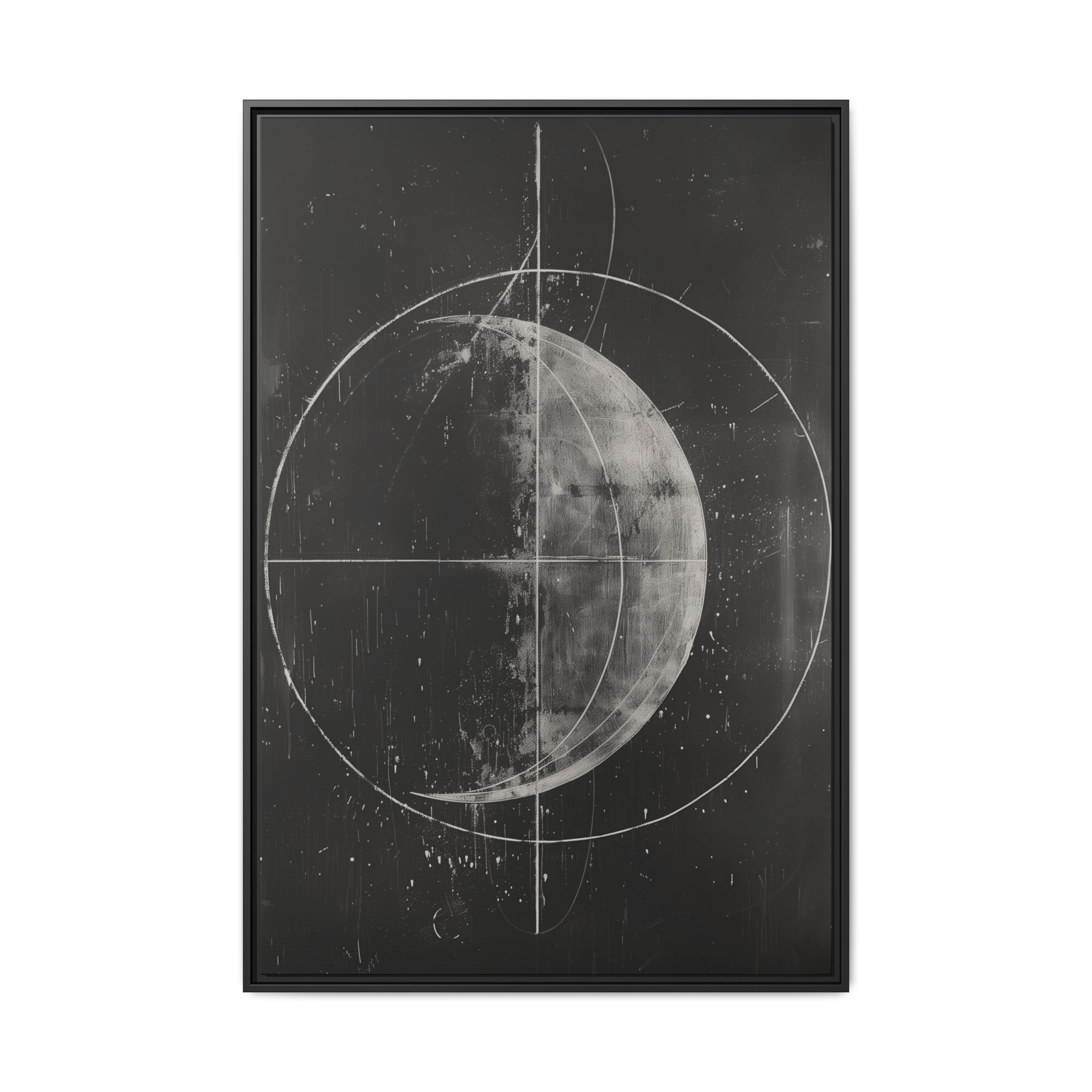 Black Board Science - Moonphase - Custom Frame - Image 7