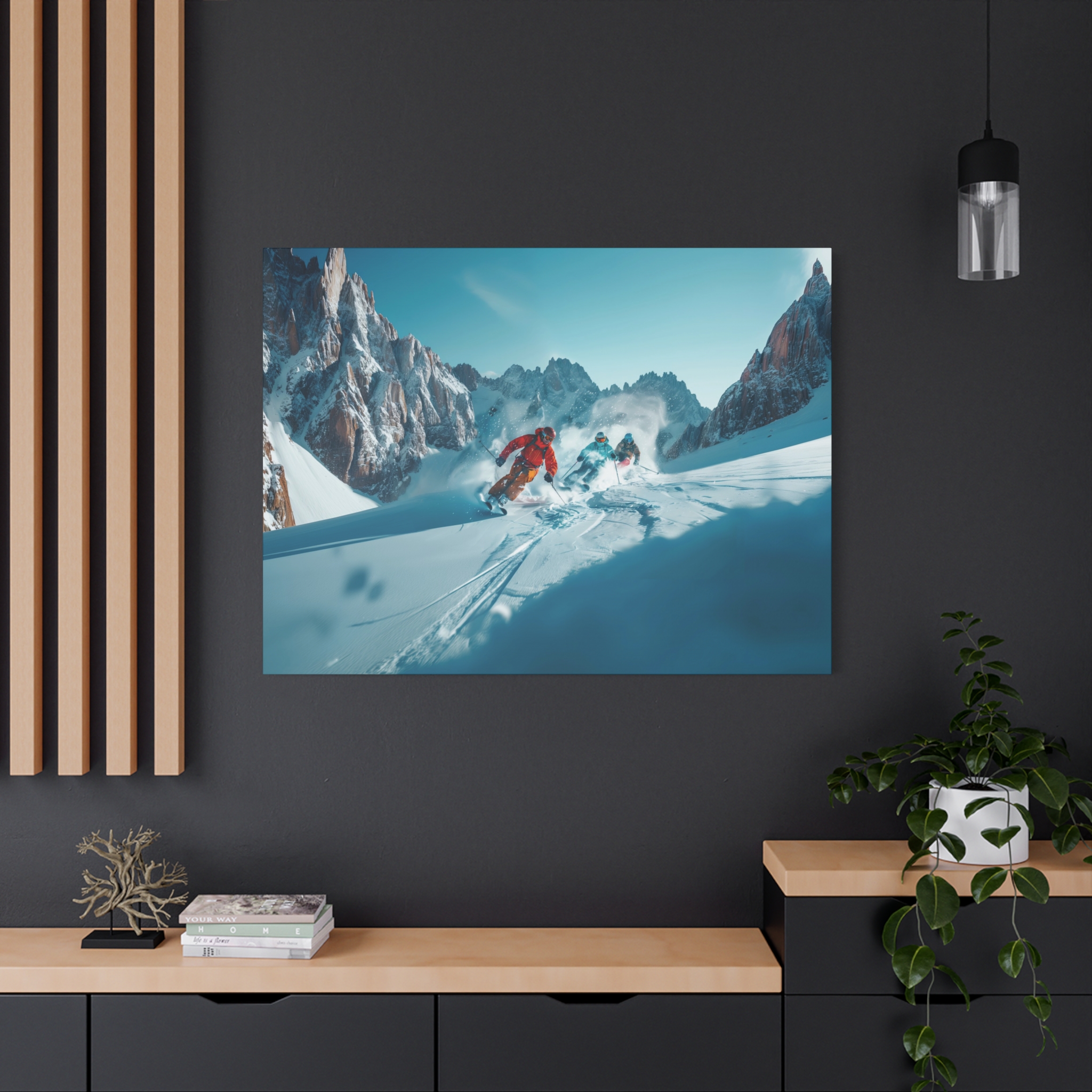 Powder Friends - Wide - Stretched Canvas - Image 32