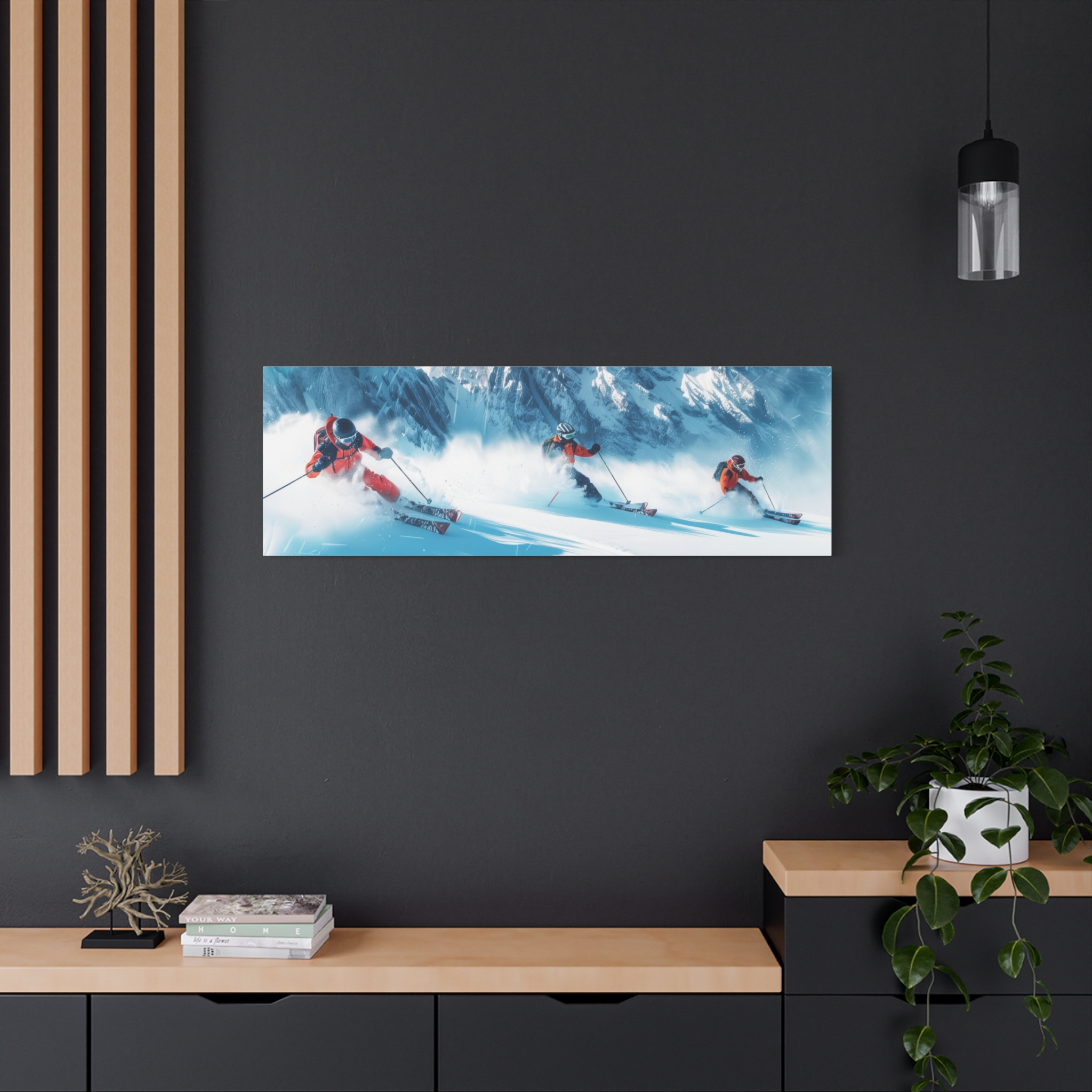 Off Piste 2 - Stretched Canvas - Long - Image 8