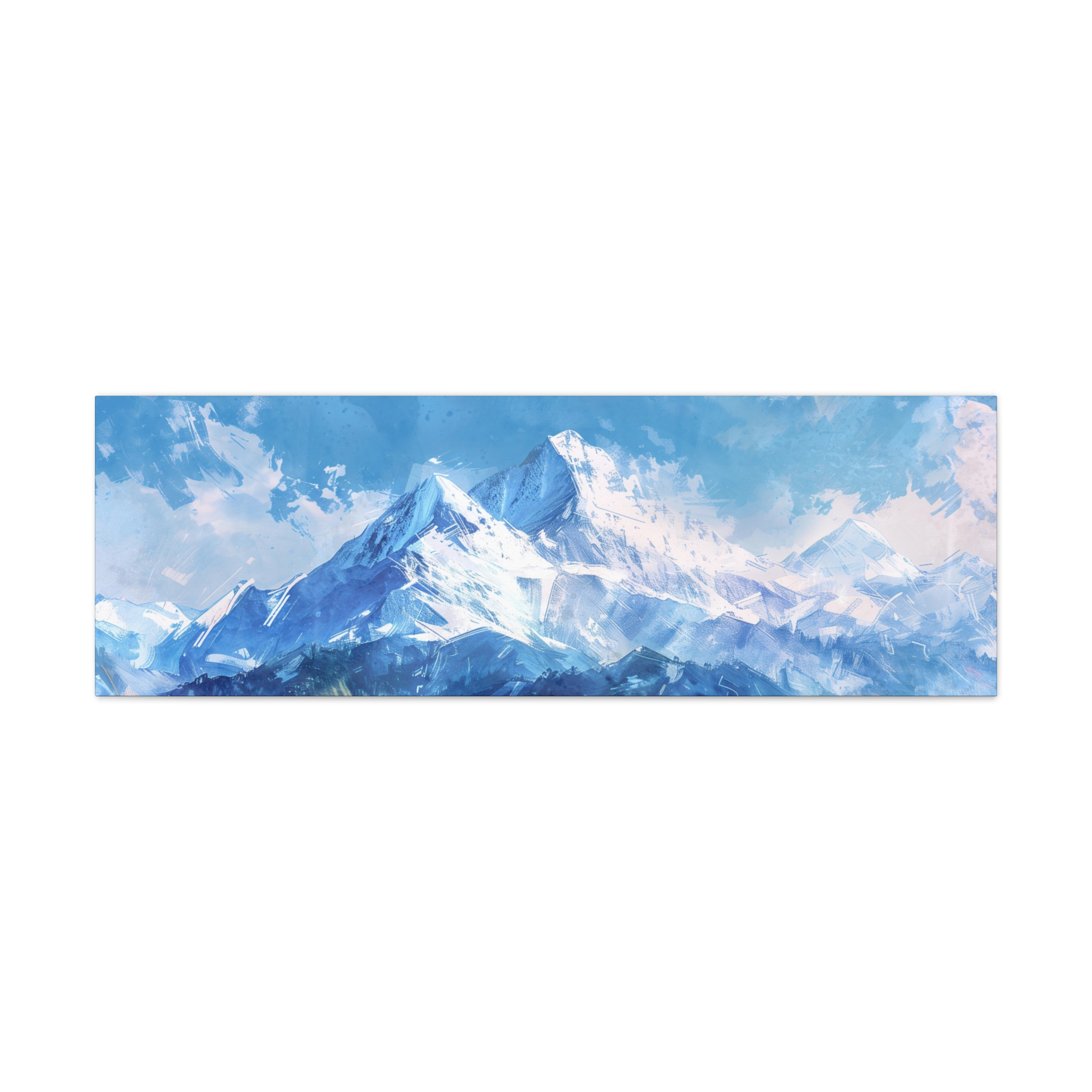 Mountain Window - Stretched Canvas - Wide - Image 5