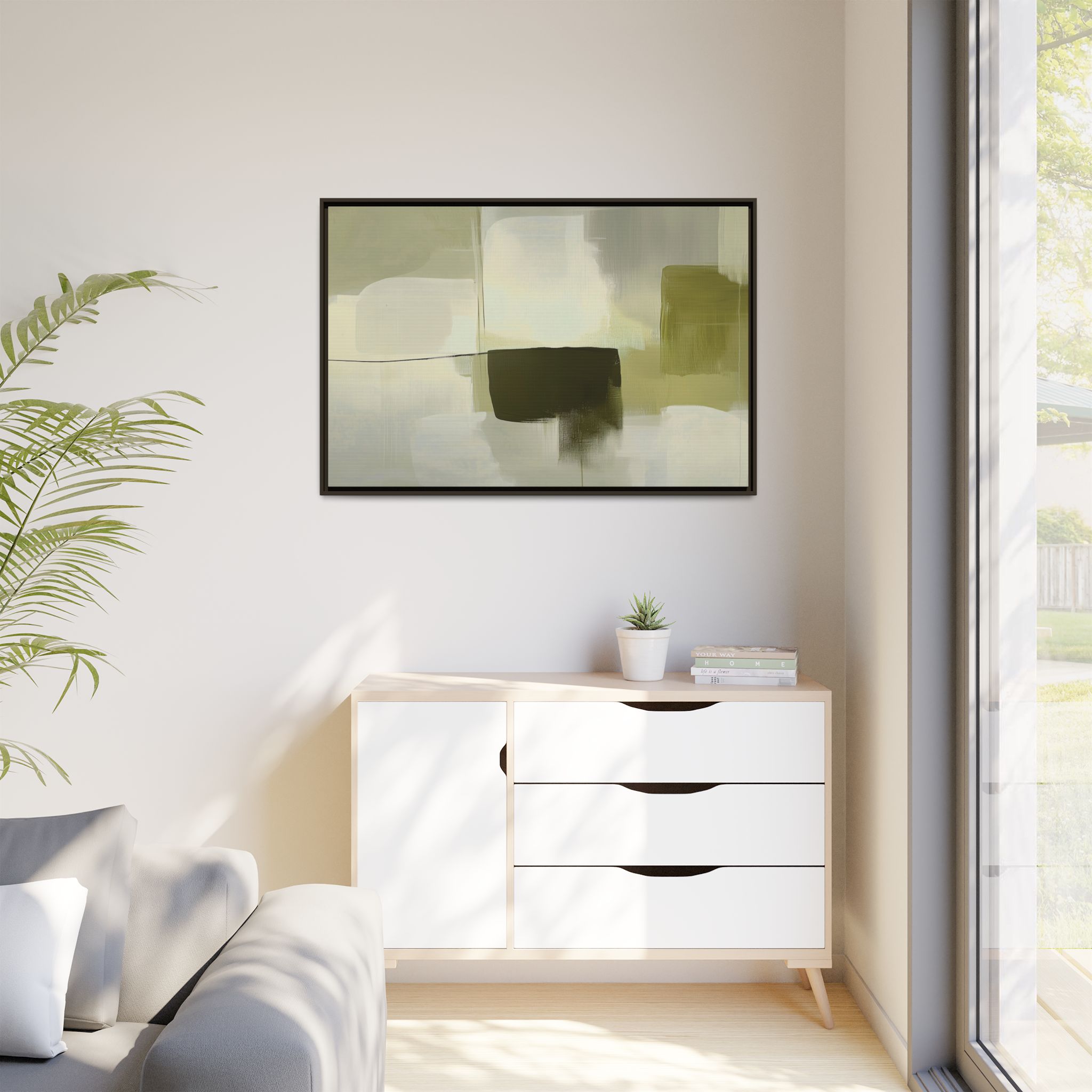 Loose Brushes - Hole - Olive - Custom Frame - Image 43