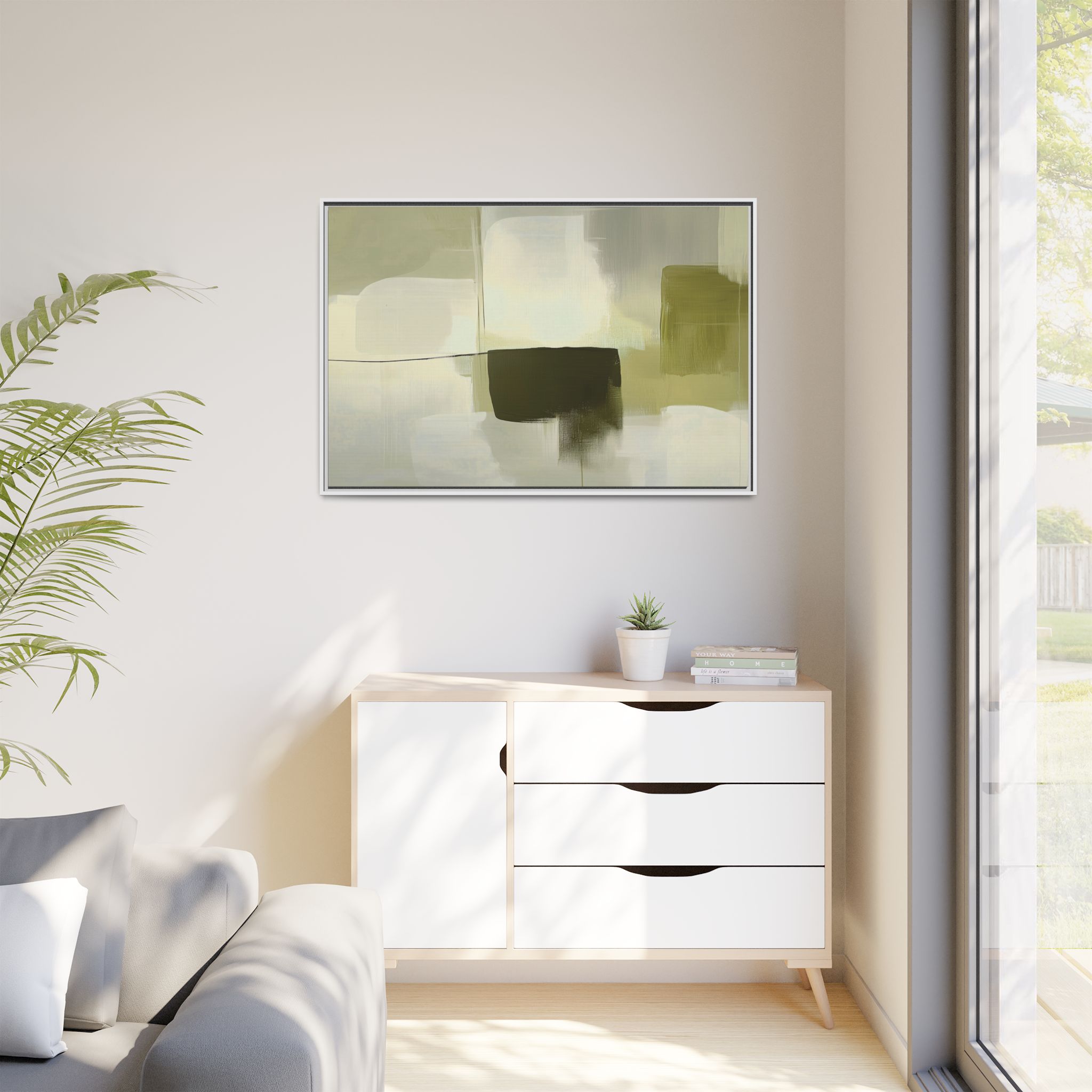 Loose Brushes - Hole - Olive - Custom Frame - Image 47