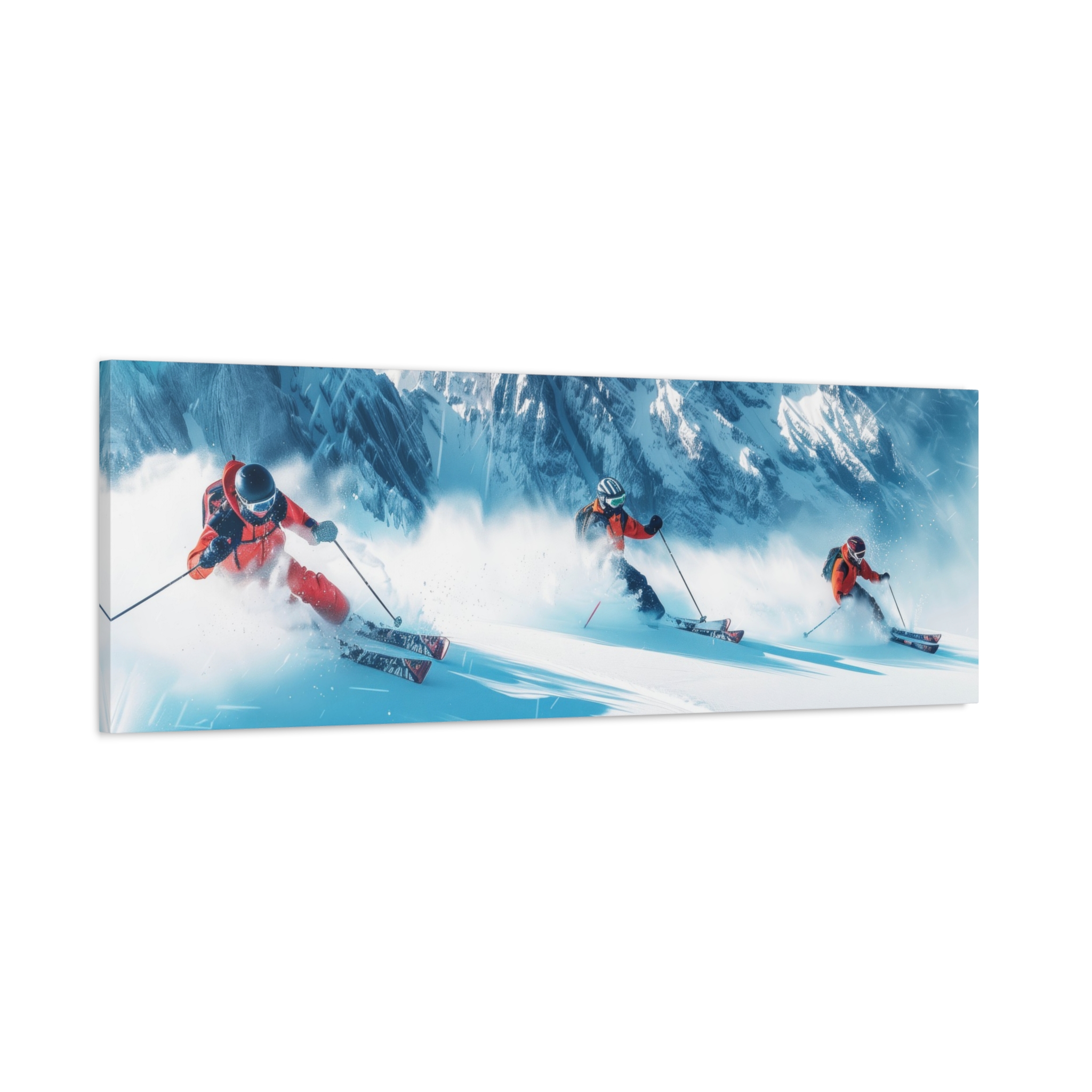 Off Piste 2 - Stretched Canvas - Long - Image 6
