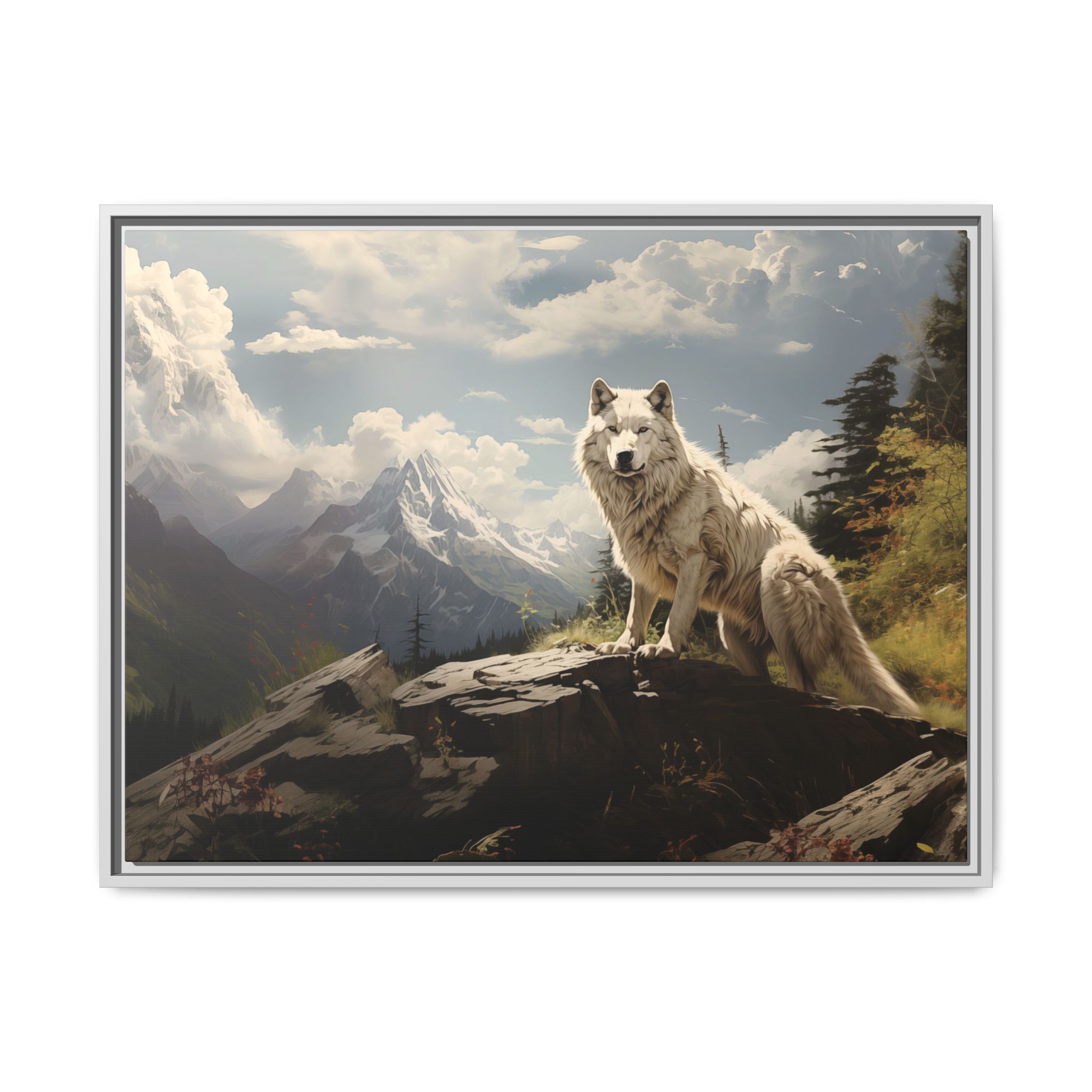 Wolf Mountain - Grass - Custom Frame - Image 29