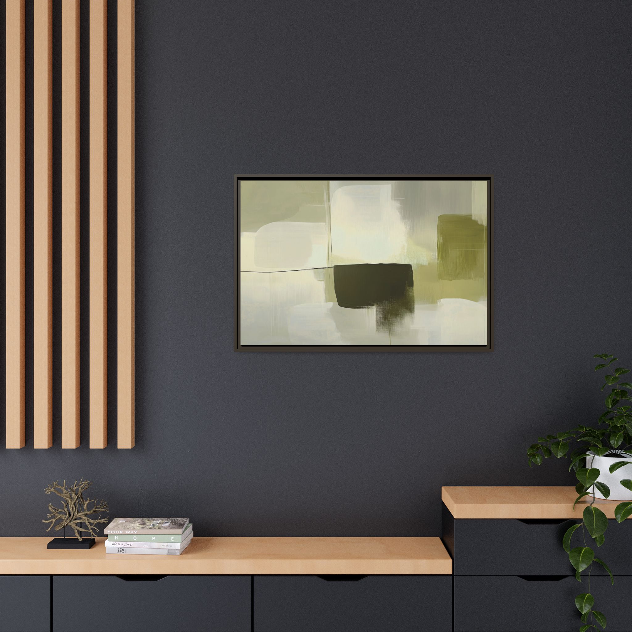 Loose Brushes - Hole - Olive - Custom Frame - Image 8