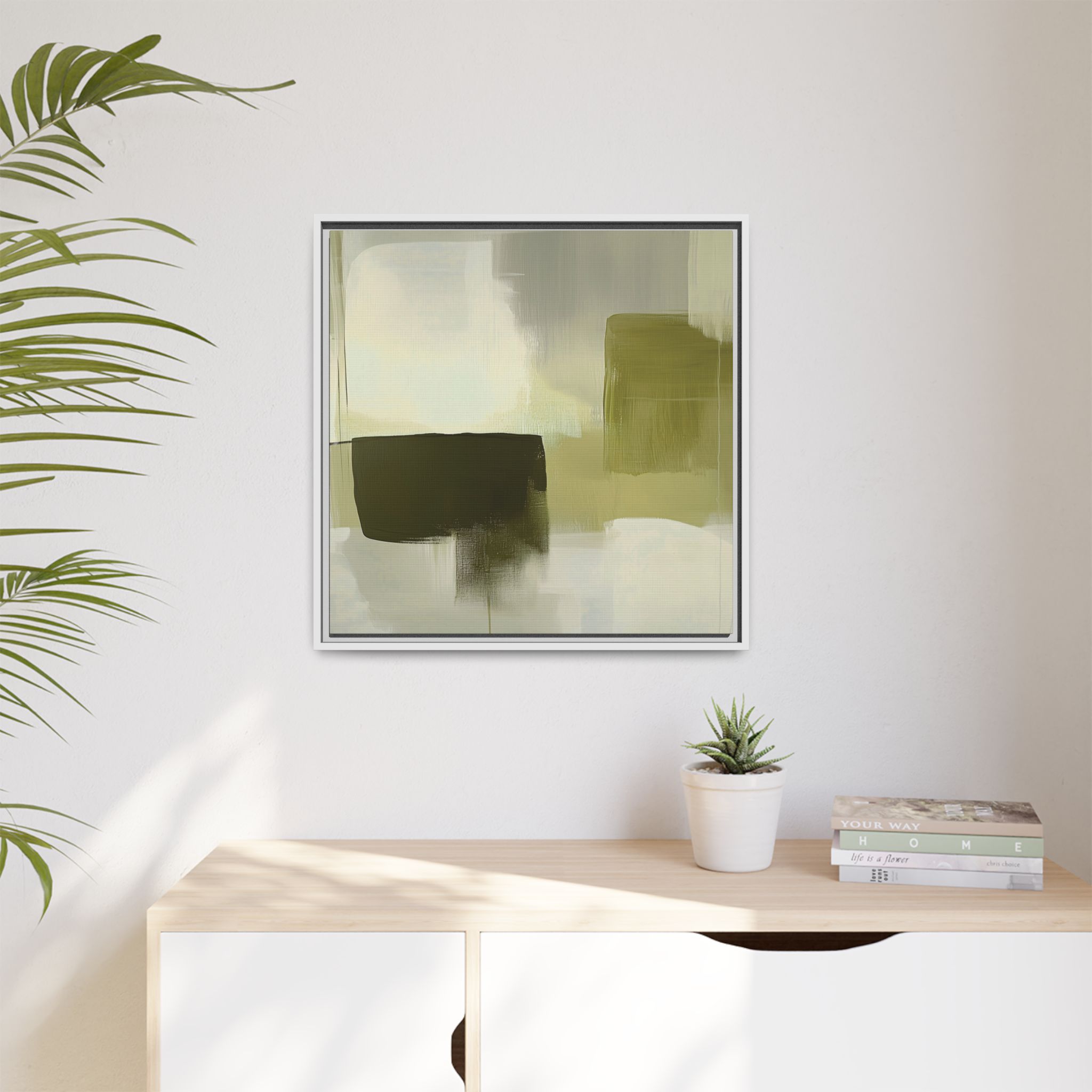 Loose Brushes - Hole - Olive - Custom Frame - Image 63