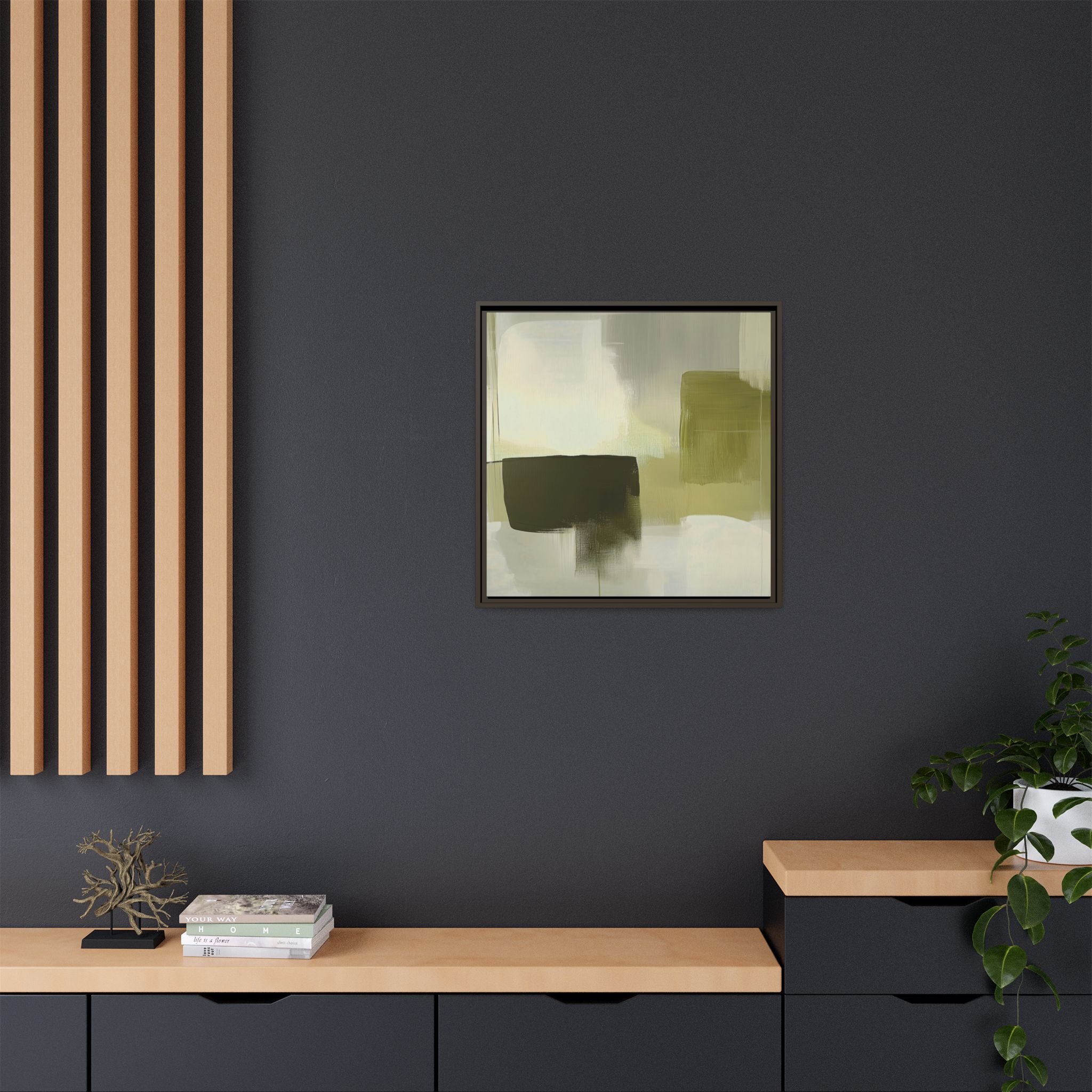 Loose Brushes - Hole - Olive - Custom Frame - Image 60