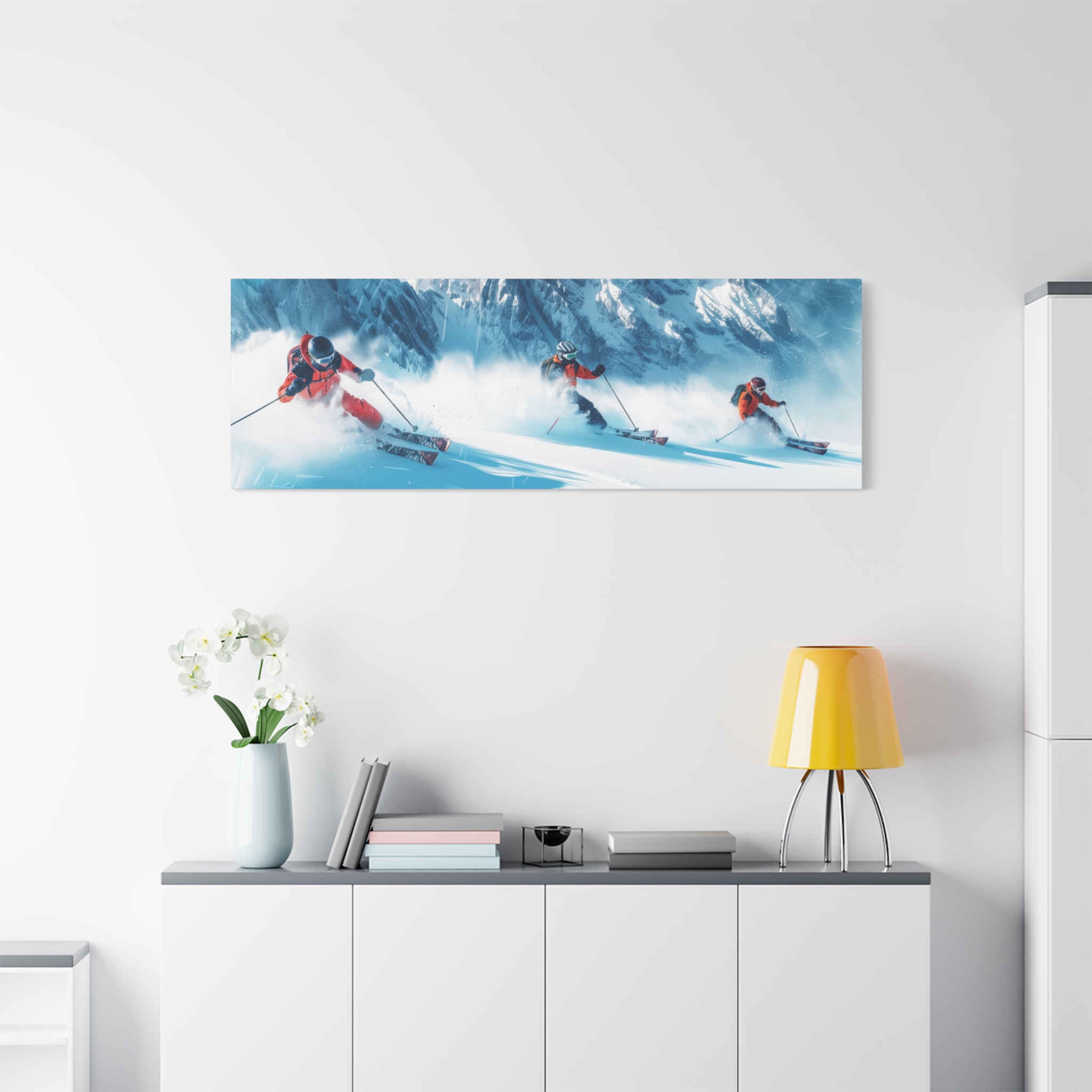 Off Piste 2 - Stretched Canvas - Long - Image 11