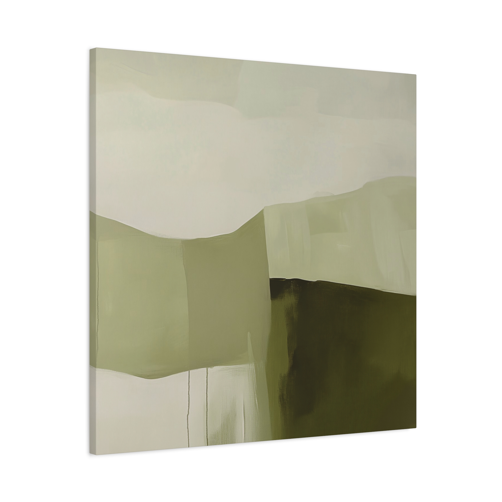 Loose Brushes - Farm - Olive - Stretched Canvas - Image 10