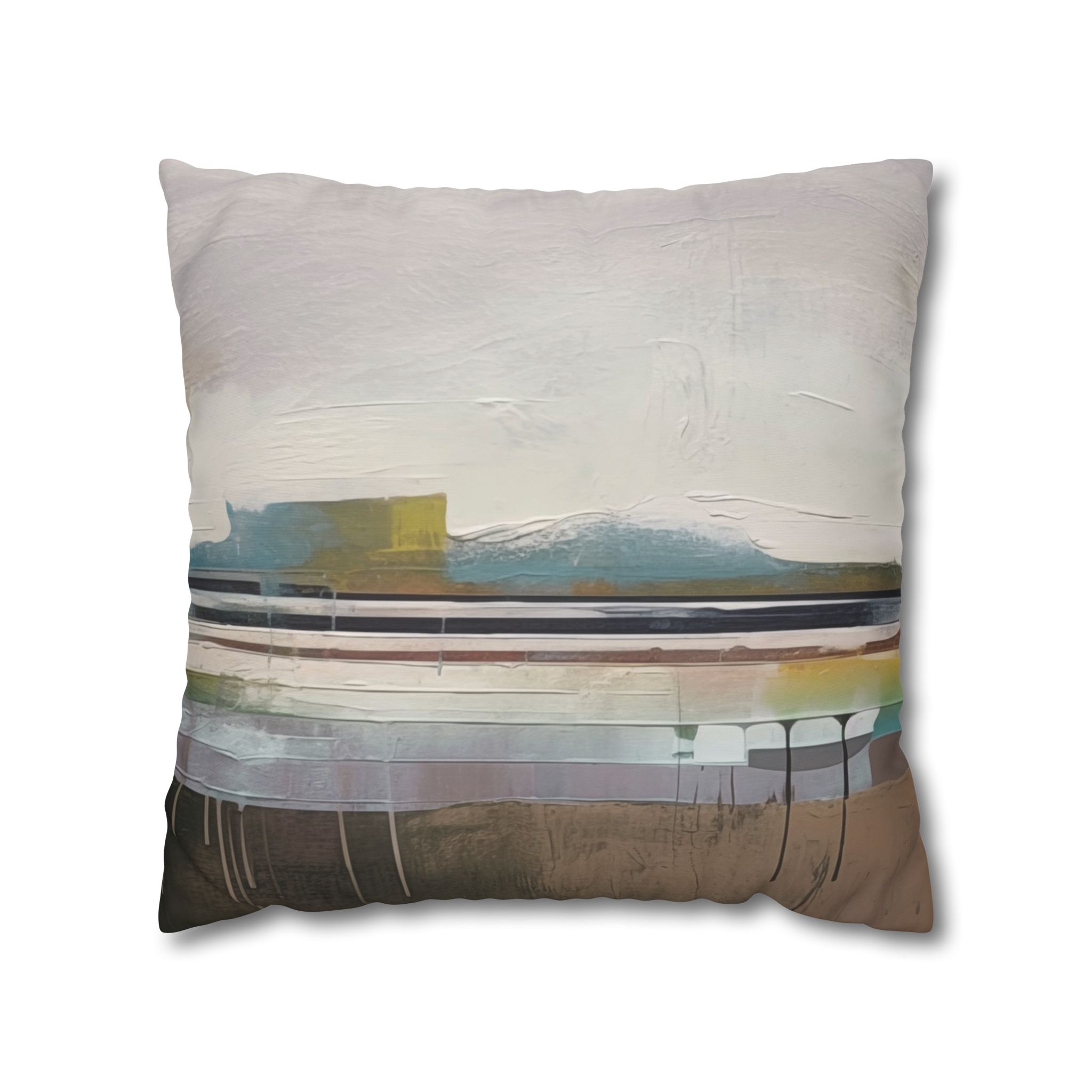 Compression - Print Pillowcase - Decorative Square Poly Canvas Cushion for Home Decor - Image 5