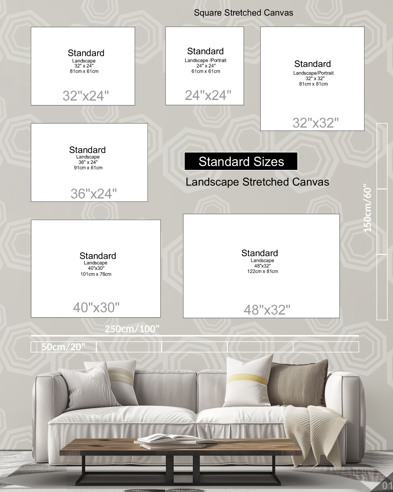 Loose Brushes - Farm - Olive - Stretched Canvas - Image 34